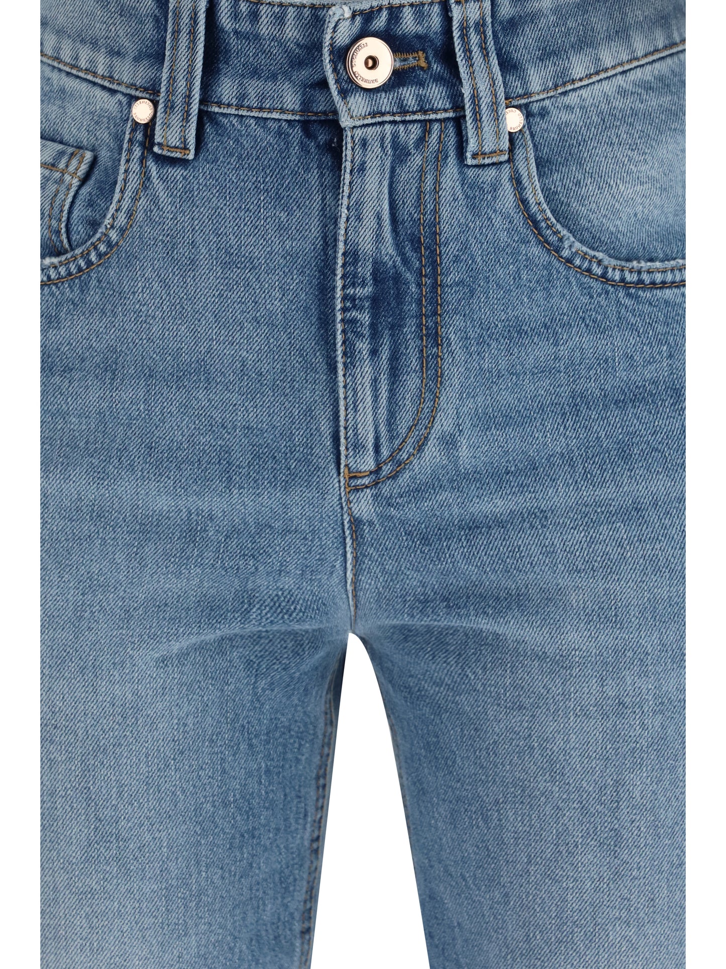 Brunello Cucinelli Women Retro Denim Pants With Monili BRUNELLO CUCINELLI