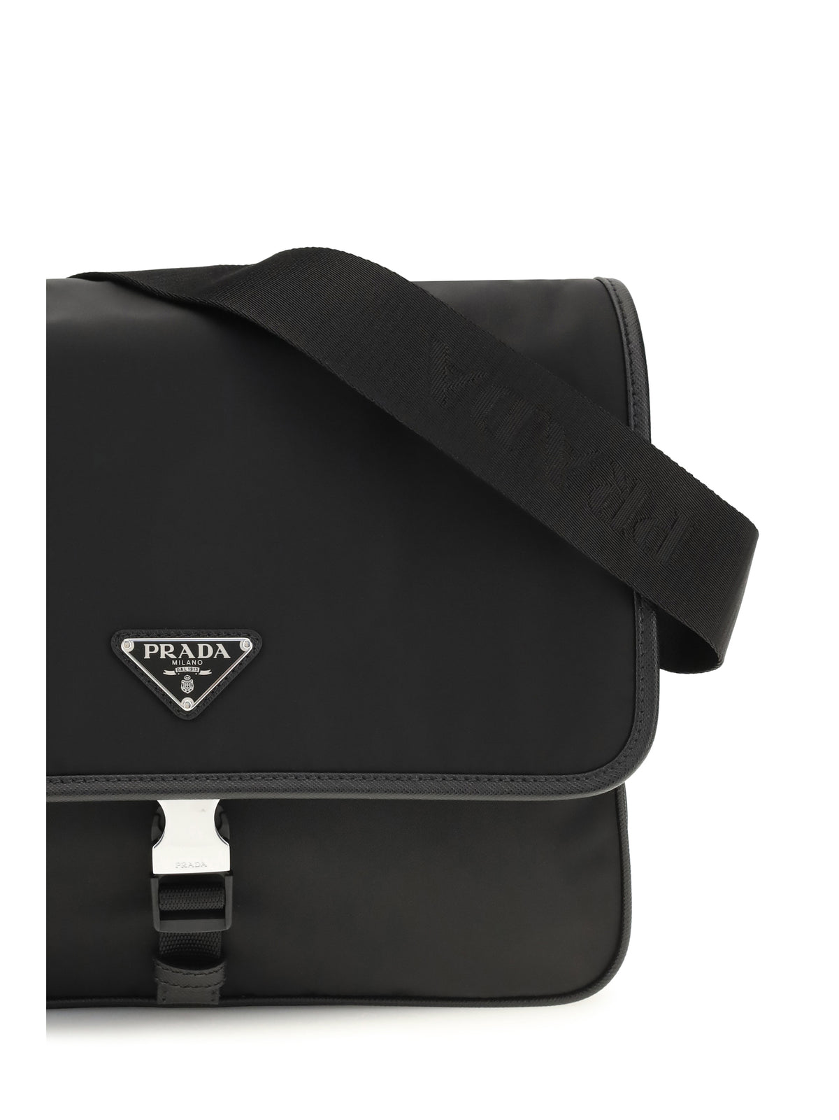 Prada Men Re-Nylon And Saffiano Shoulder Bag PRADA