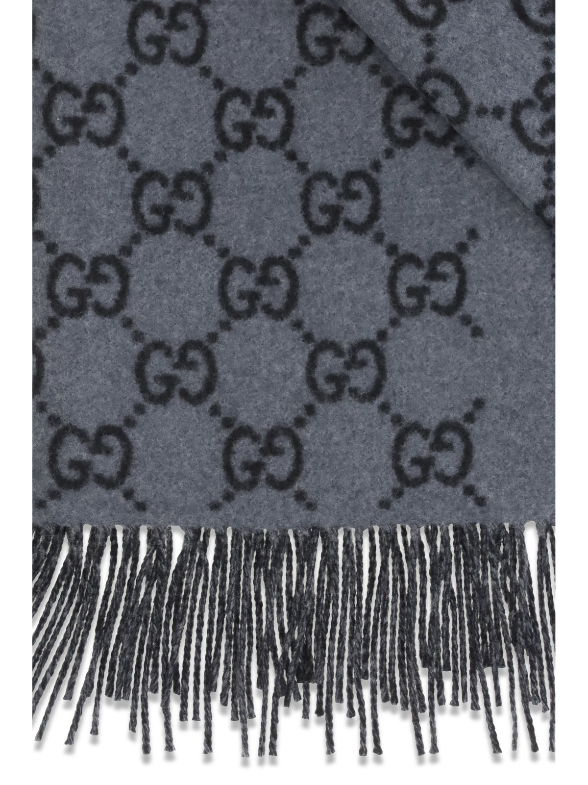 Gucci Men Gg Cashmere Scarf