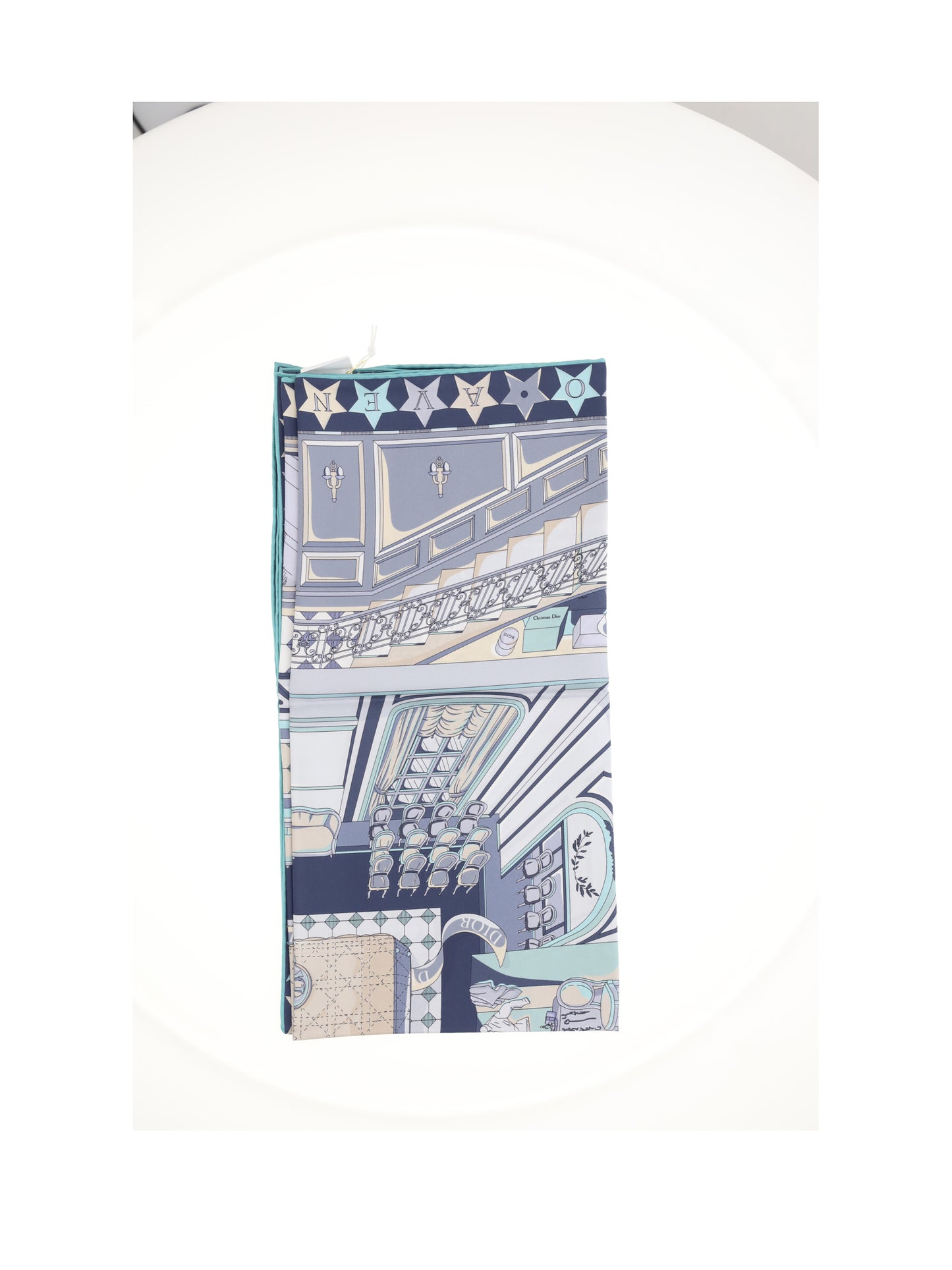 Dior Women 90X90 Inside Dior Avenue Scarf CHRISTIAN DIOR