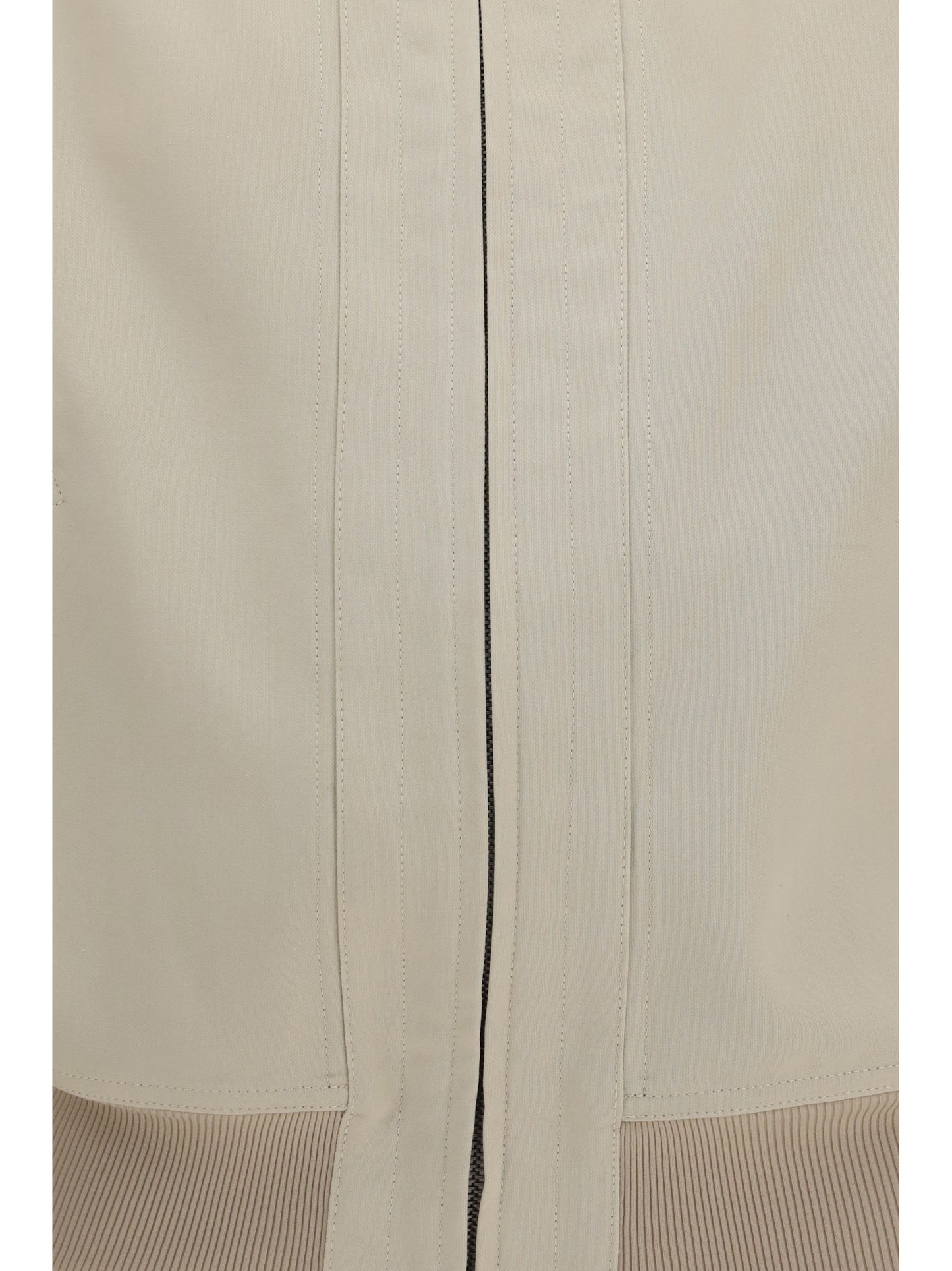 Gucci Women Zip Bomber Jacket In Silk Poplin GUCCI