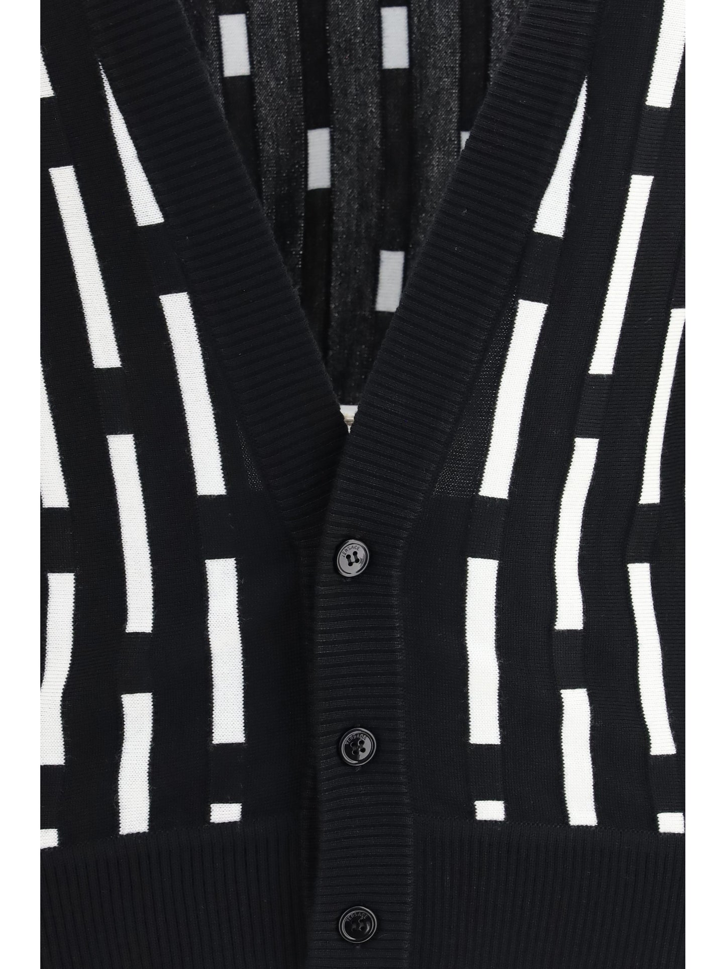 Versace Men Gianni Dashes Cardigan VERSACE