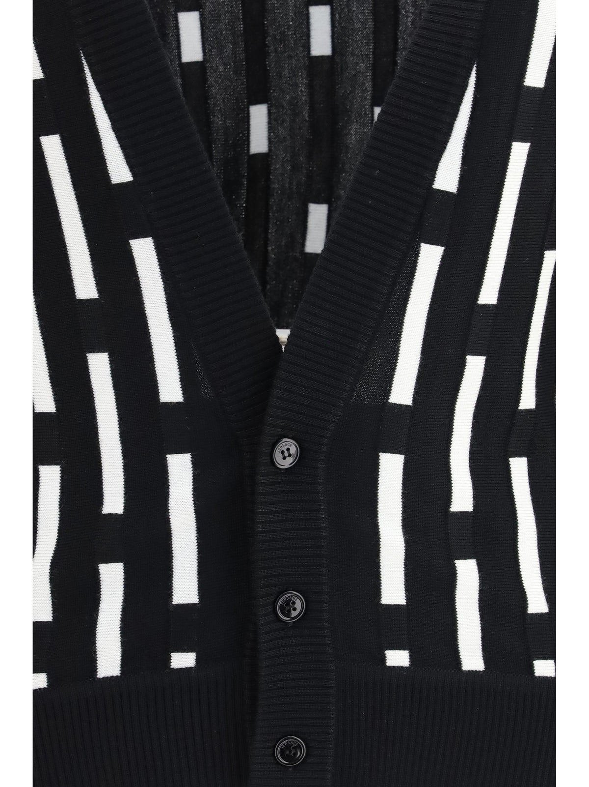 Versace Men Gianni Dashes Cardigan