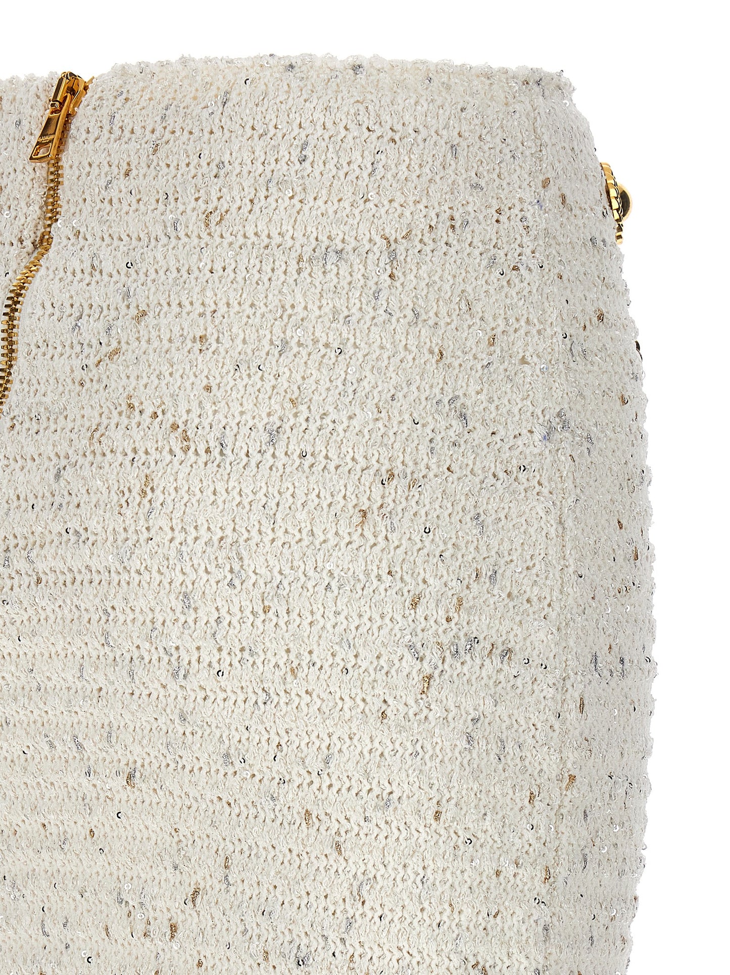 Balmain Women 'Fringed Tweed' Skirt BALMAIN