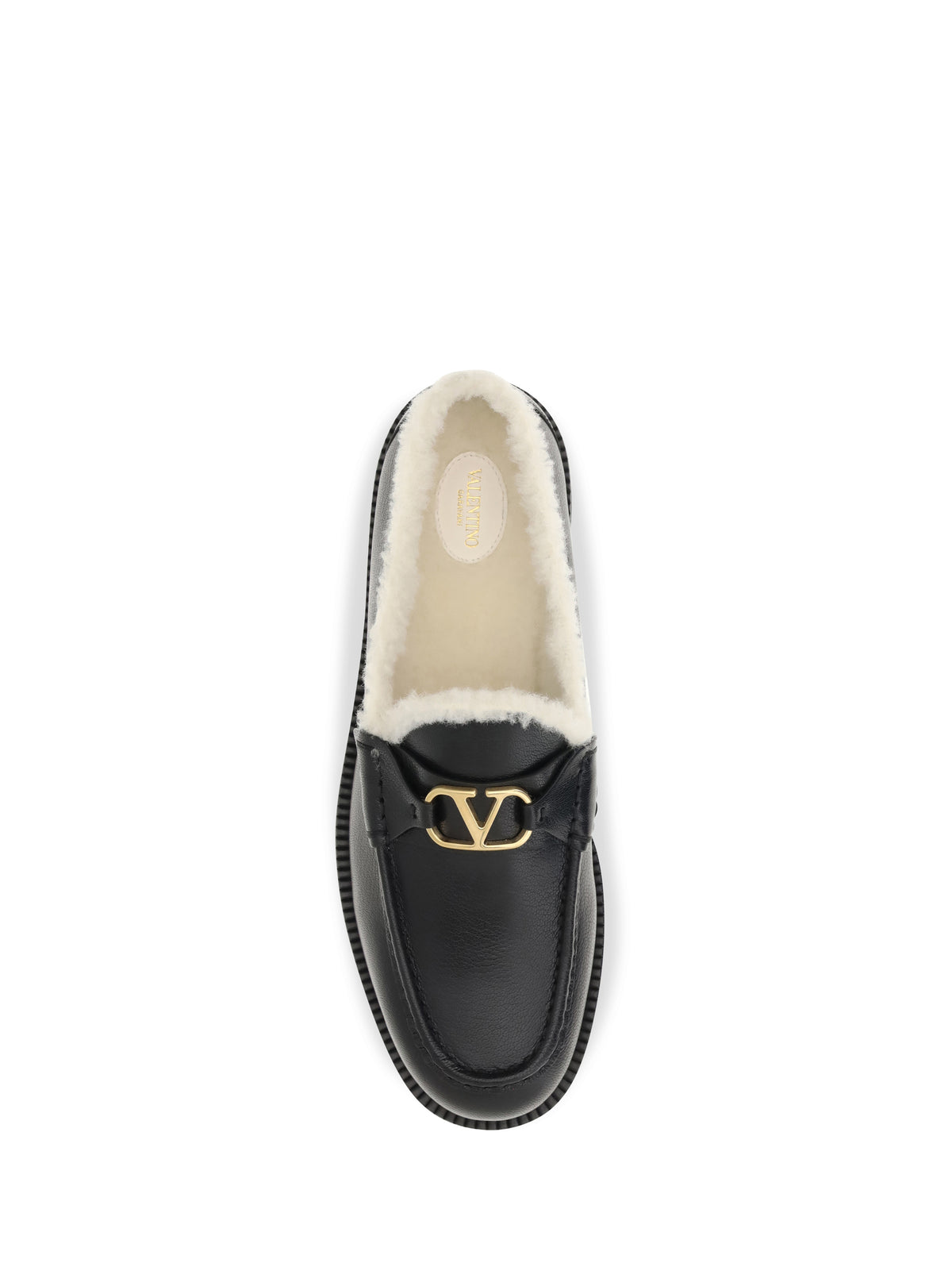 Valentino Garavani Women Vlogo Fur Loafers