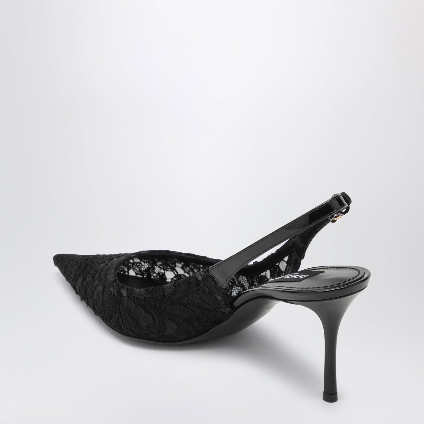 Dolce&Gabbana Cardinal Red Lace And Patent Slingback Shoes Women DOLCE & GABBANA