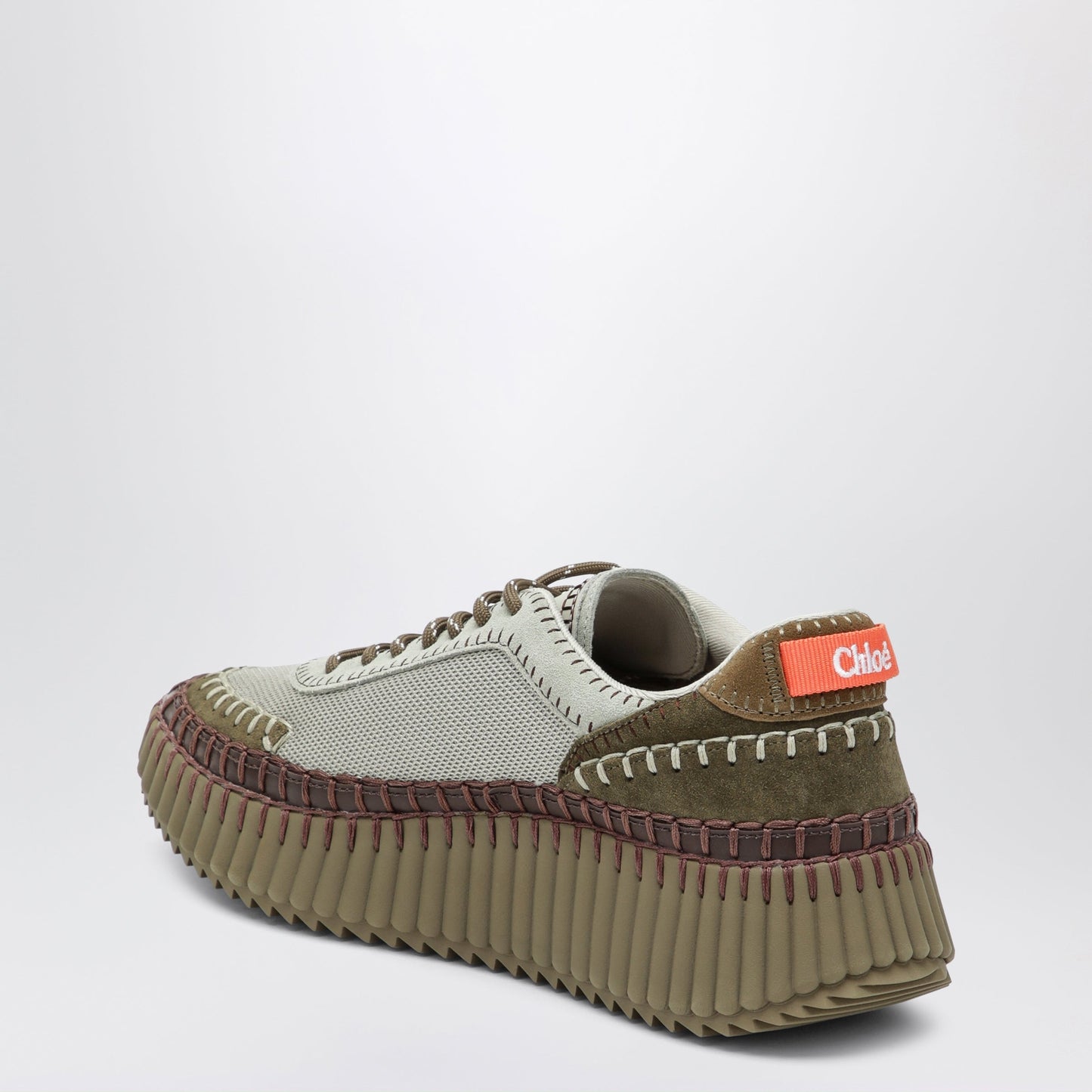 Chloe Nama Sneakers In Military Green Women CHLOE