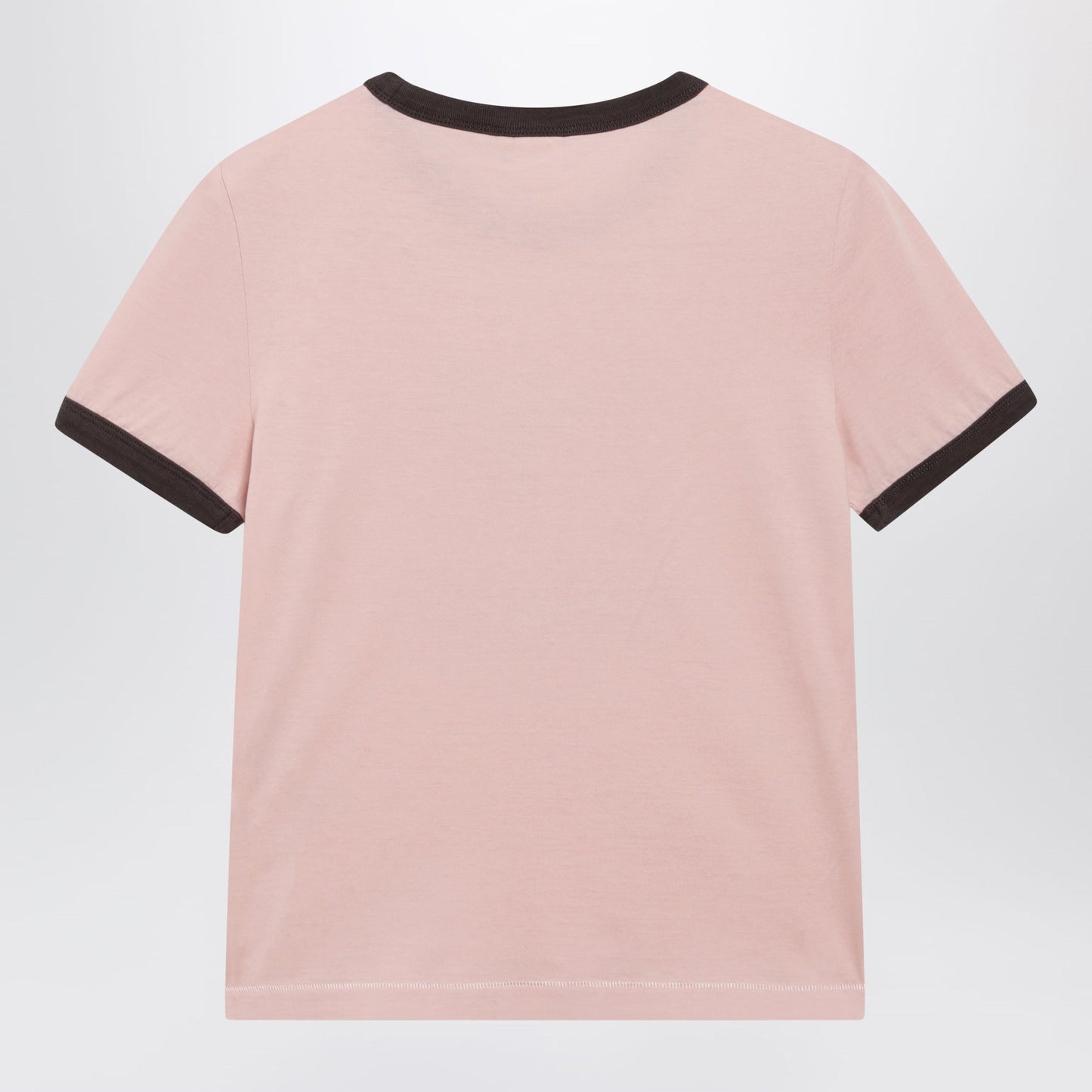 Chloe Pink Cotton T-Shirt With Logo Print Women CHLOE