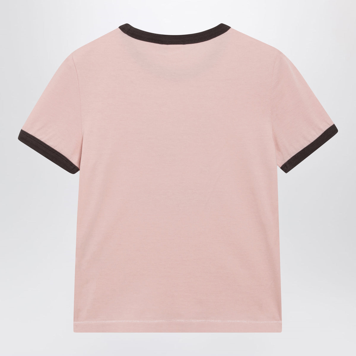 Chloe Pink Cotton T-Shirt With Logo Print Women CHLOE