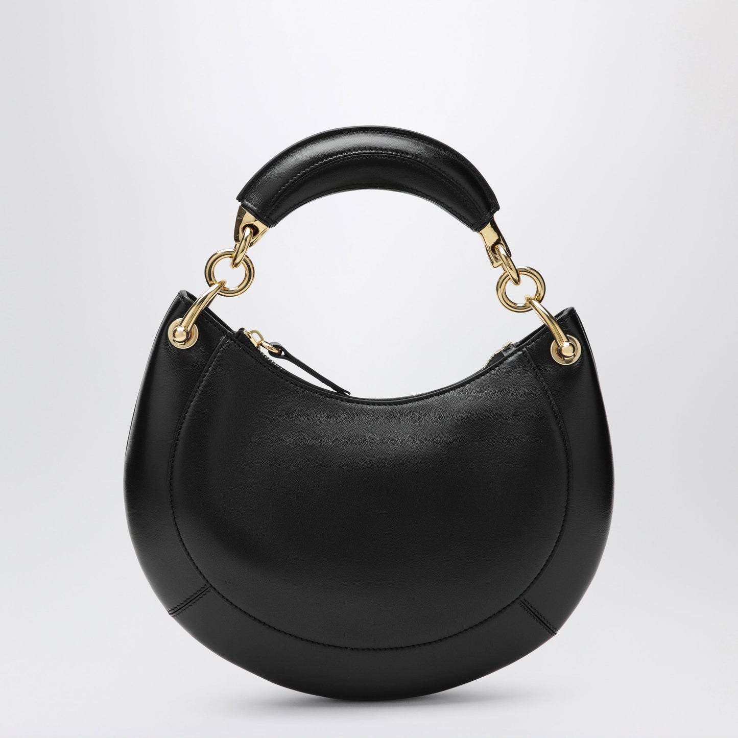 Chloe Black Leather Marcie Shoulder Bag Women CHLOE