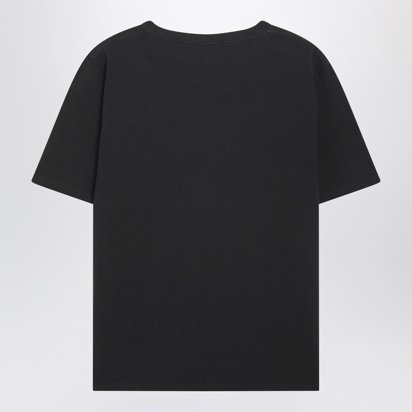 Chloe Black Baby-Fit T-Shirt With Logo And Flamingo Print Women CHLOE