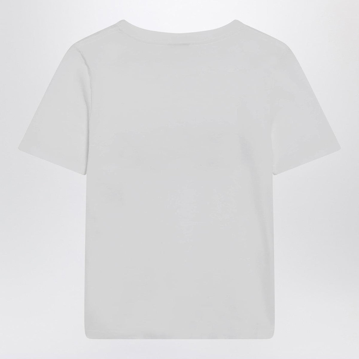 Chloe White T-Shirt With Logo Print Women CHLOE