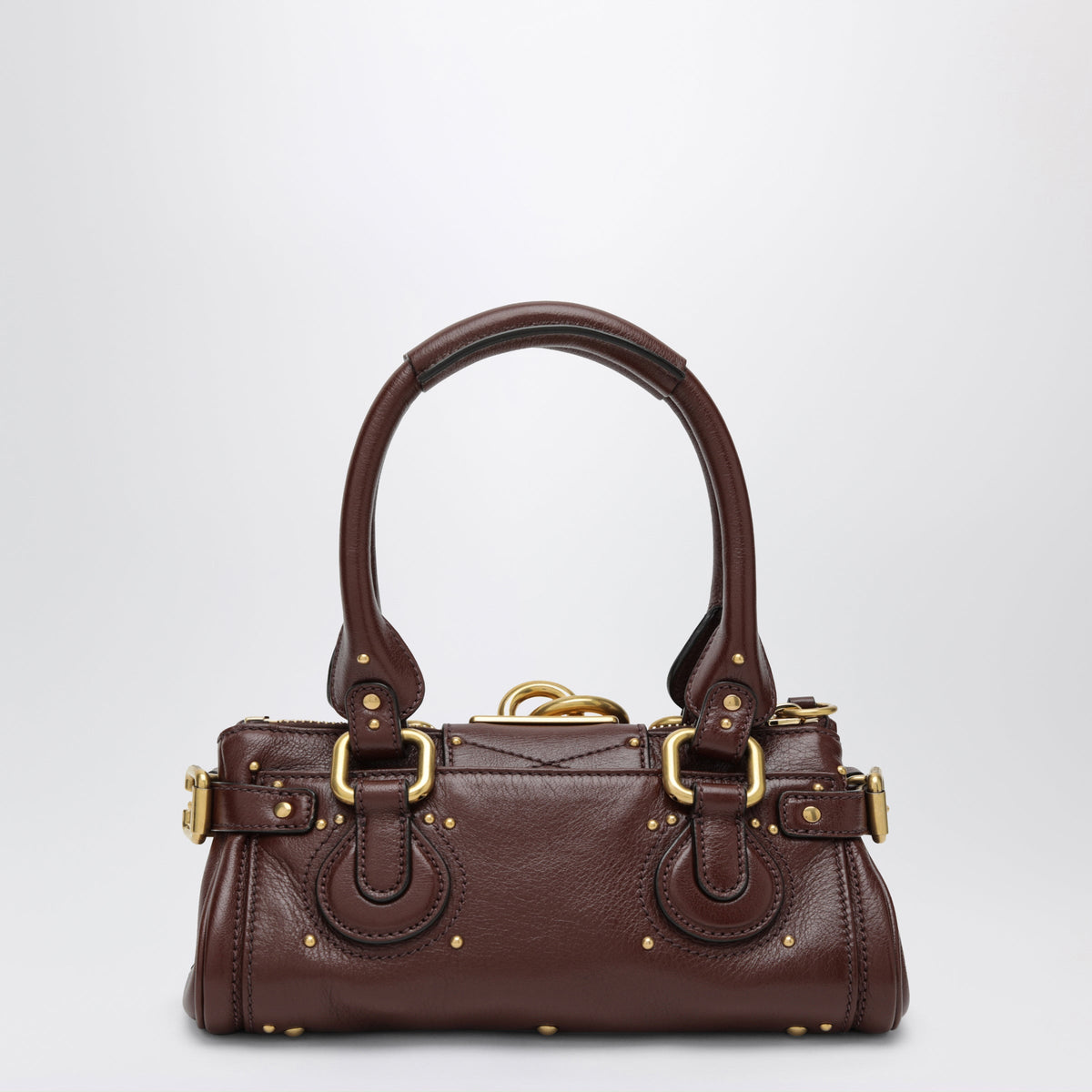 Chloe Small Brown Leather Paddington Bag Women CHLOE