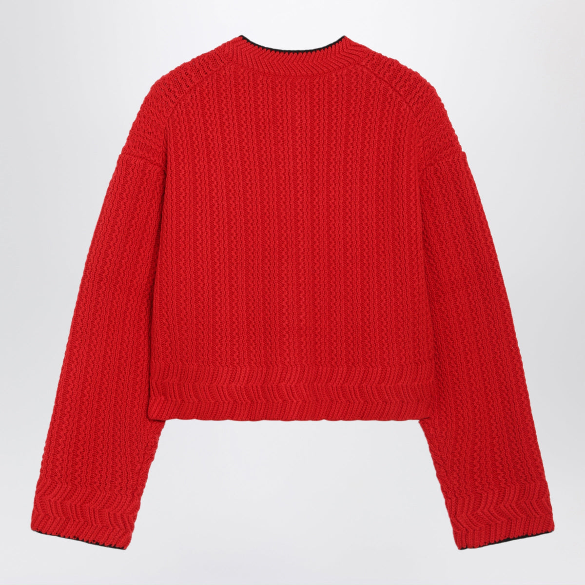 Chloe Red Wool And Cashmere Cardigan Women.