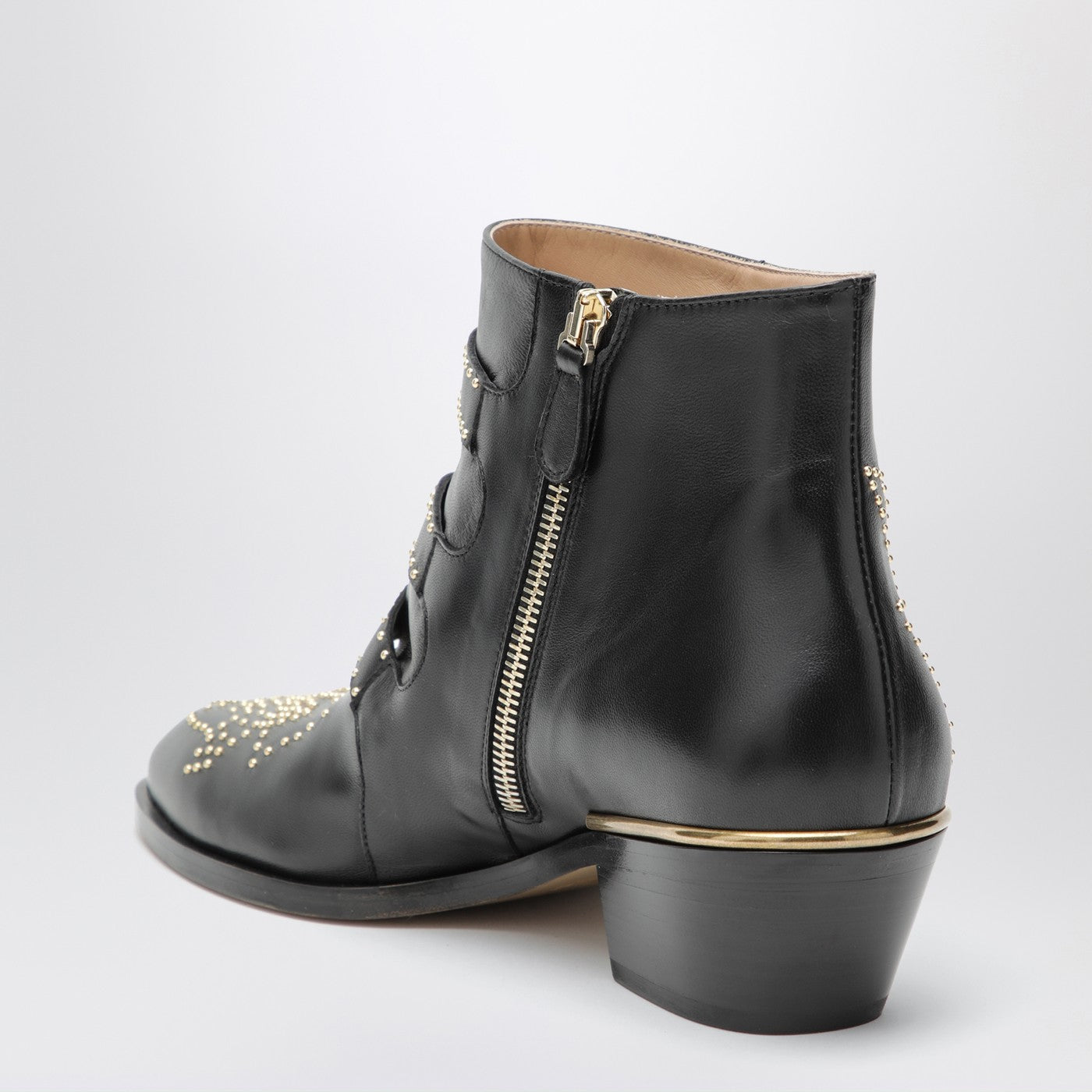 Chloe Susanna Ankle Boots In Black With Studs Women CHLOE