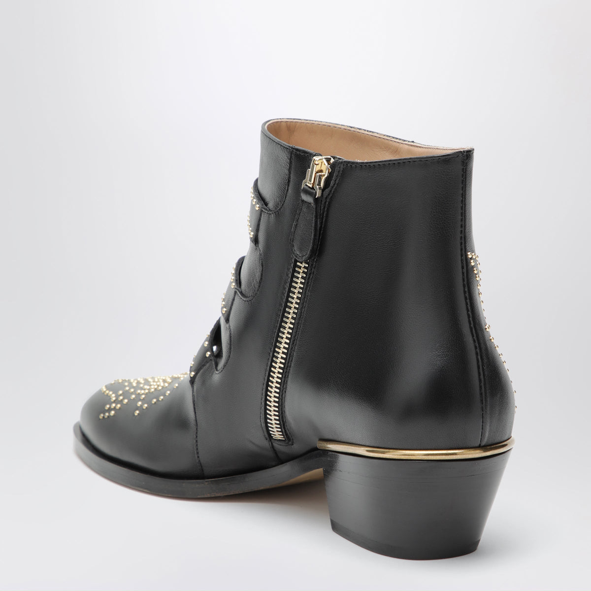 Chloe Susanna Ankle Boots In Black With Studs Women CHLOE