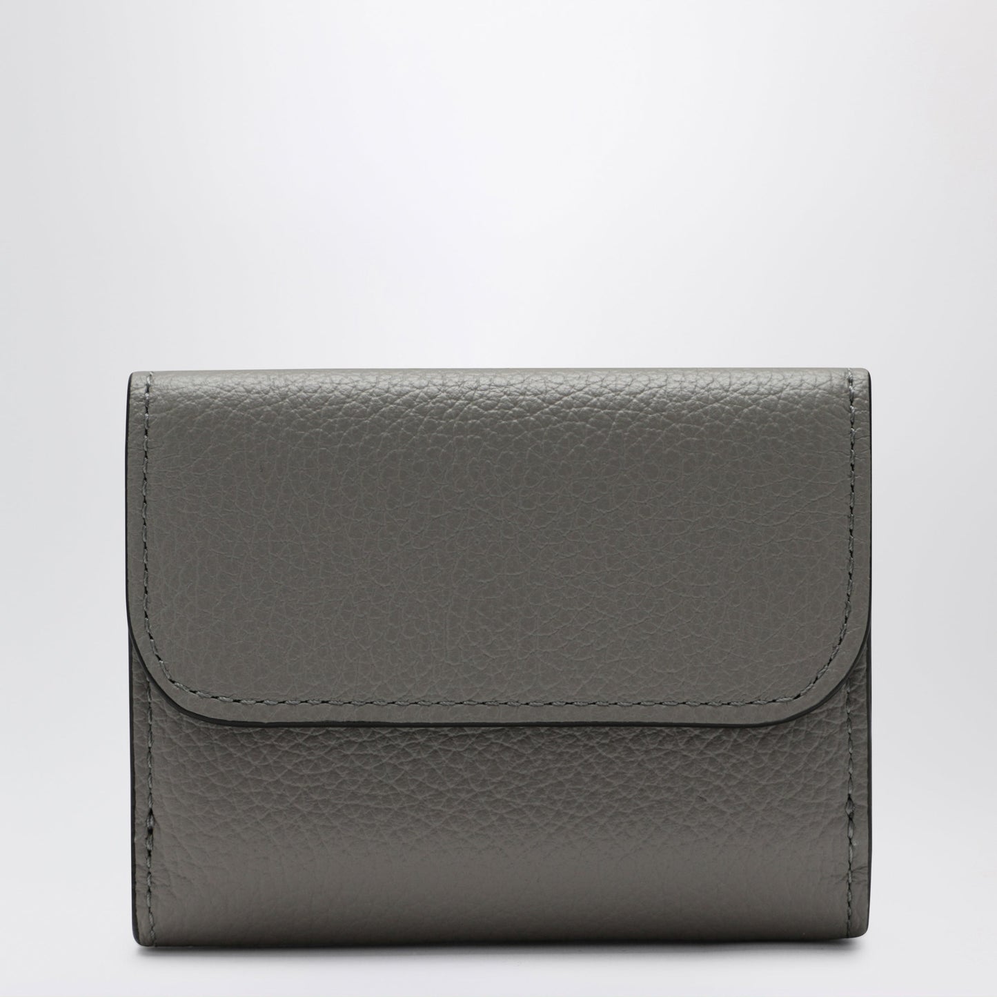 Chloe Grey Alphabet Mini Trifold Wallet Women CHLOE