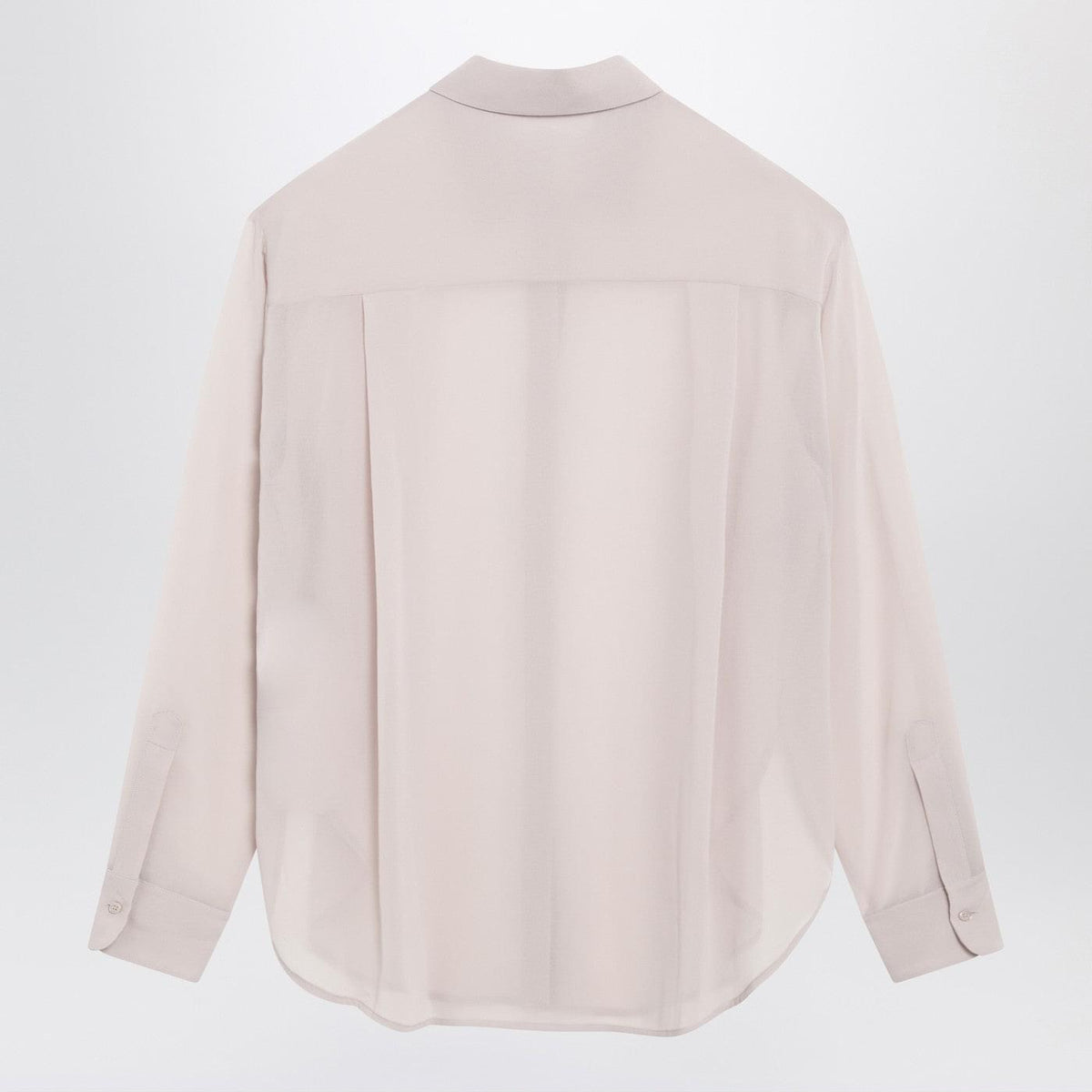The Frankie Shop Semi-Sheer Pink Shirt Women The Frankie Shop