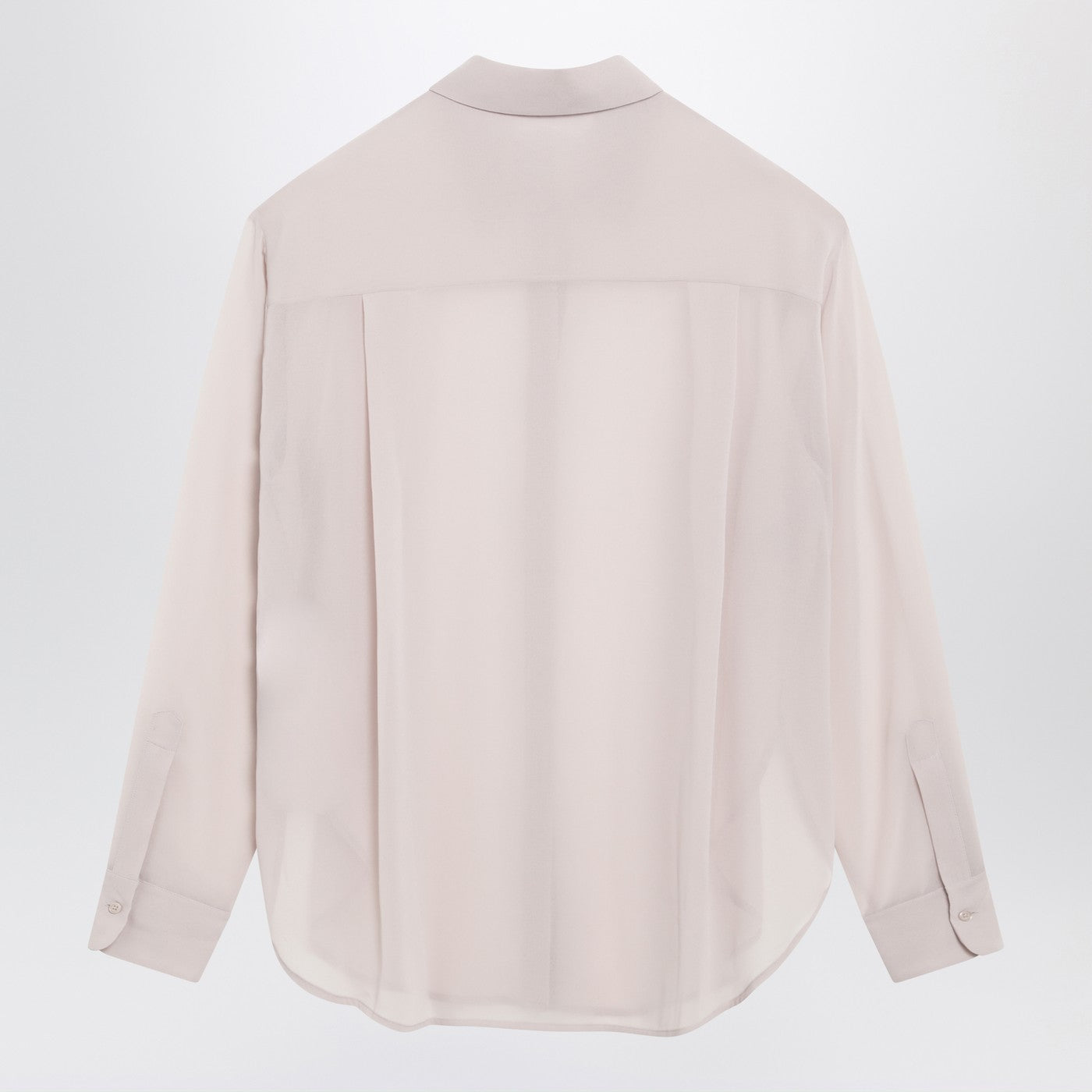 The Frankie Shop Semi-Sheer Pink Shirt Women The Frankie Shop
