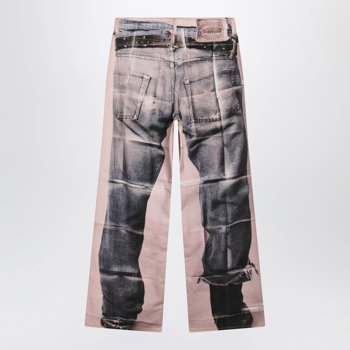 Acne Studios Trompe-L'å“Il Jeans - 1981 Pink / Blue Men ACNE STUDIOS