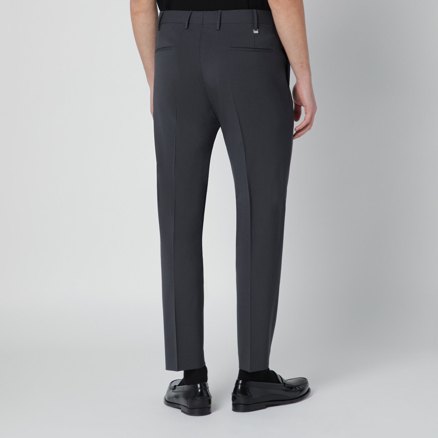 Pt Torino Grey Trousers In Wool Blend Men PT Torino