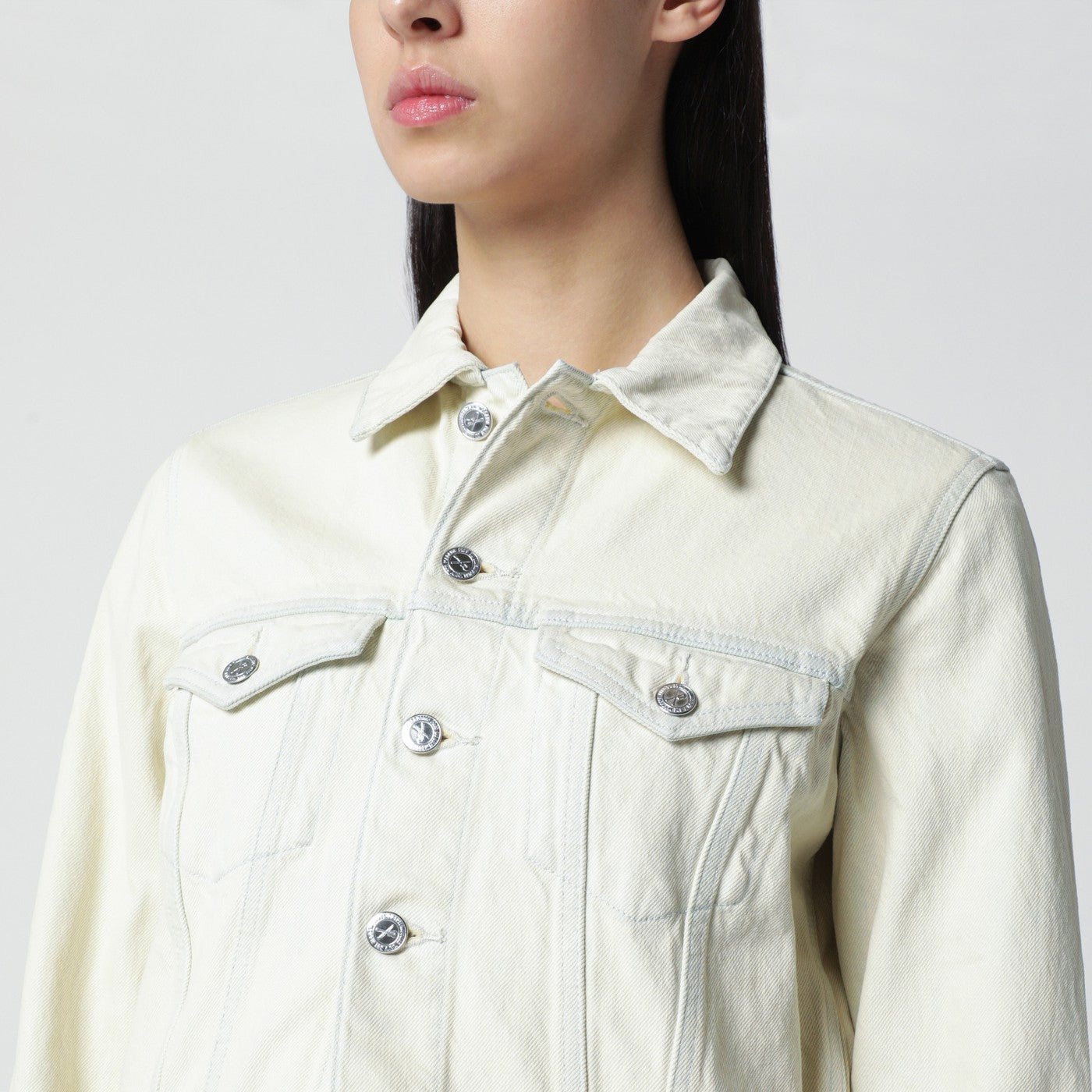 A.P.C. White Denim Jacket Women A.P.C.