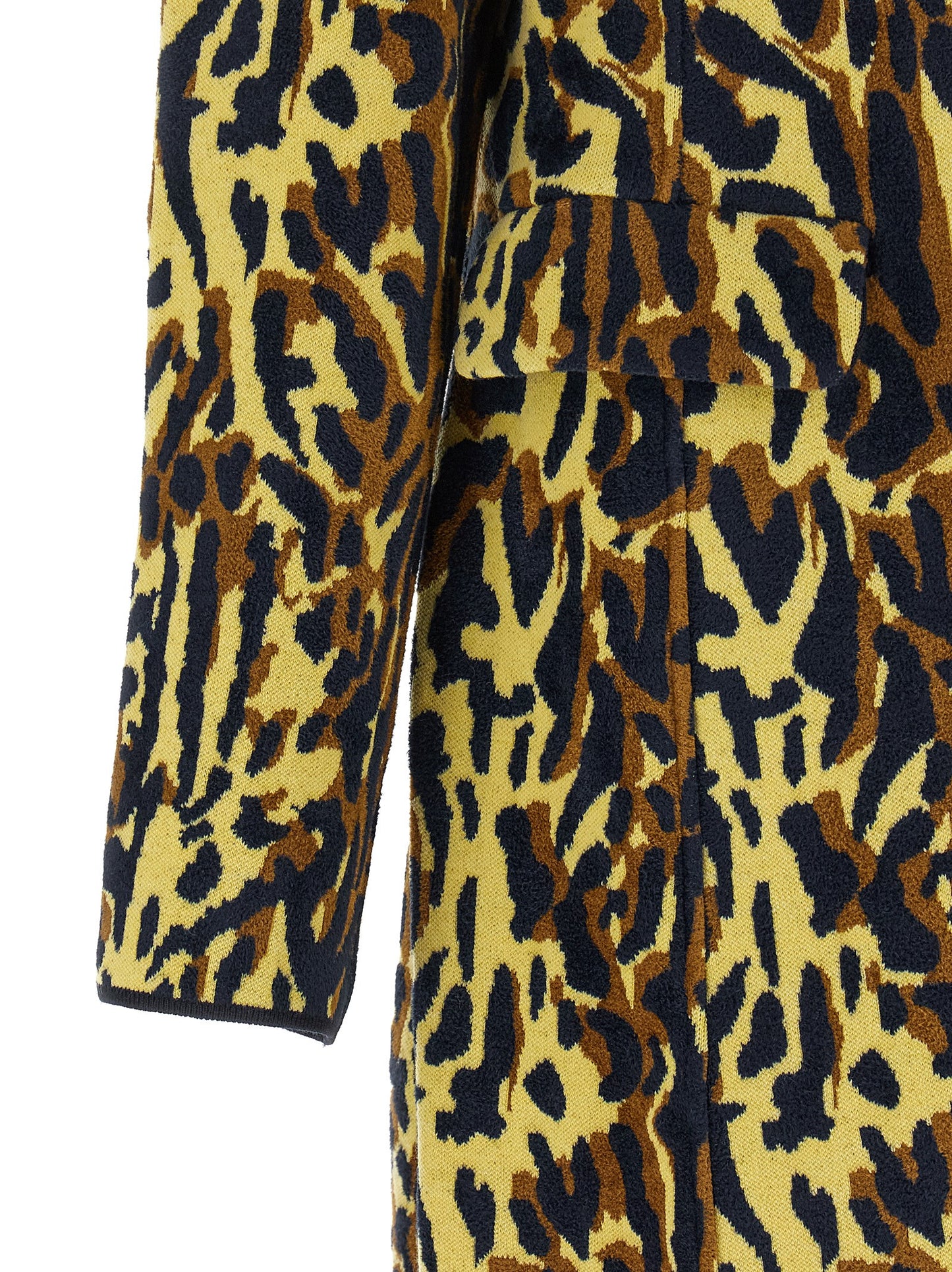 Marni Women Animalier Jacquard Wool Coat MARNI