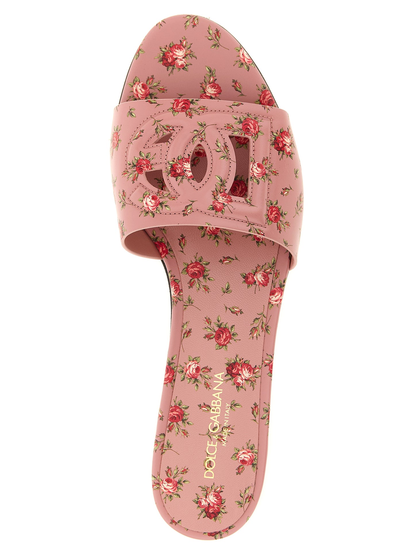 Dolce & Gabbana Women Leather Slides DOLCE & GABBANA
