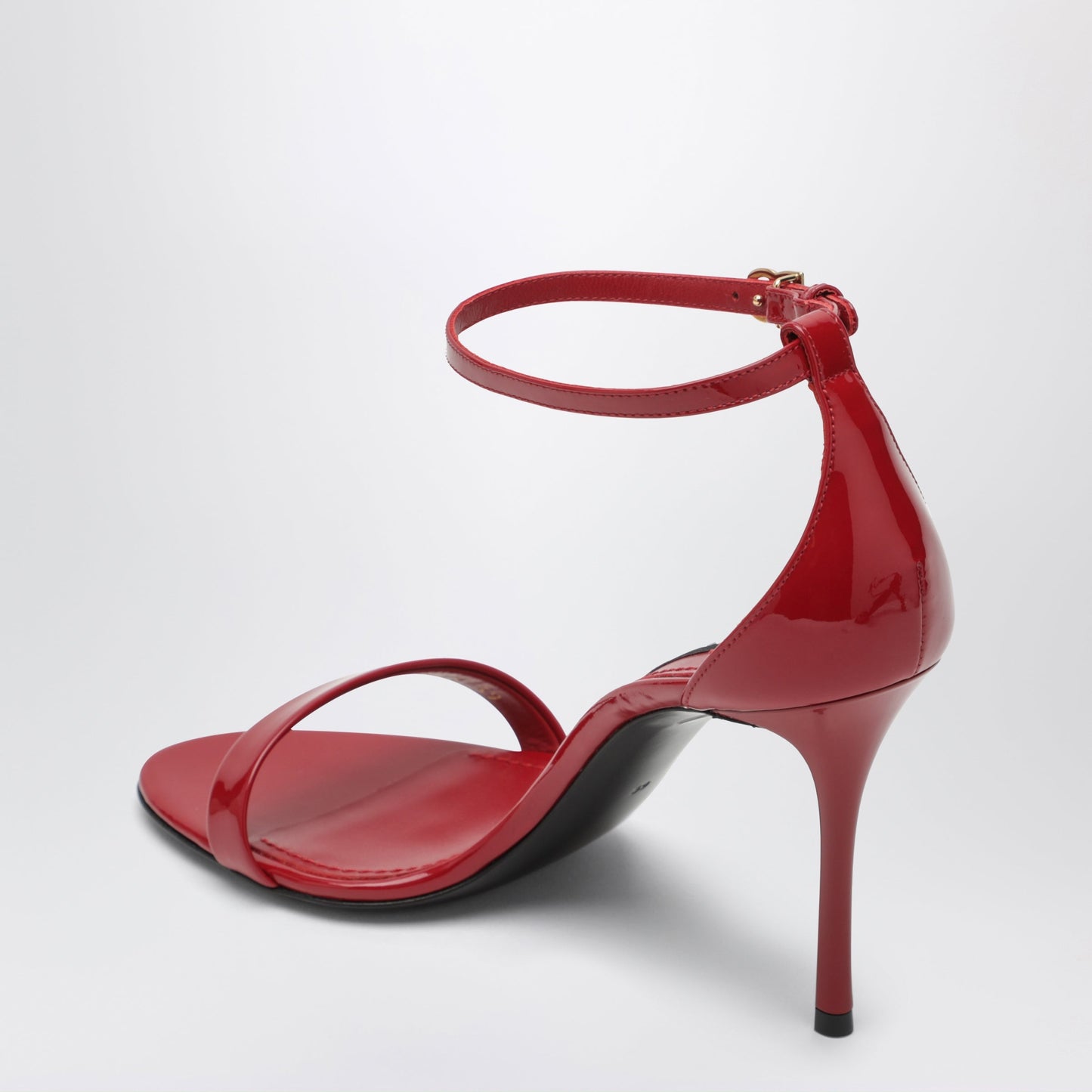 Dolce&Gabbana Red Patent Leather High-Heeled Sandals Women DOLCE & GABBANA
