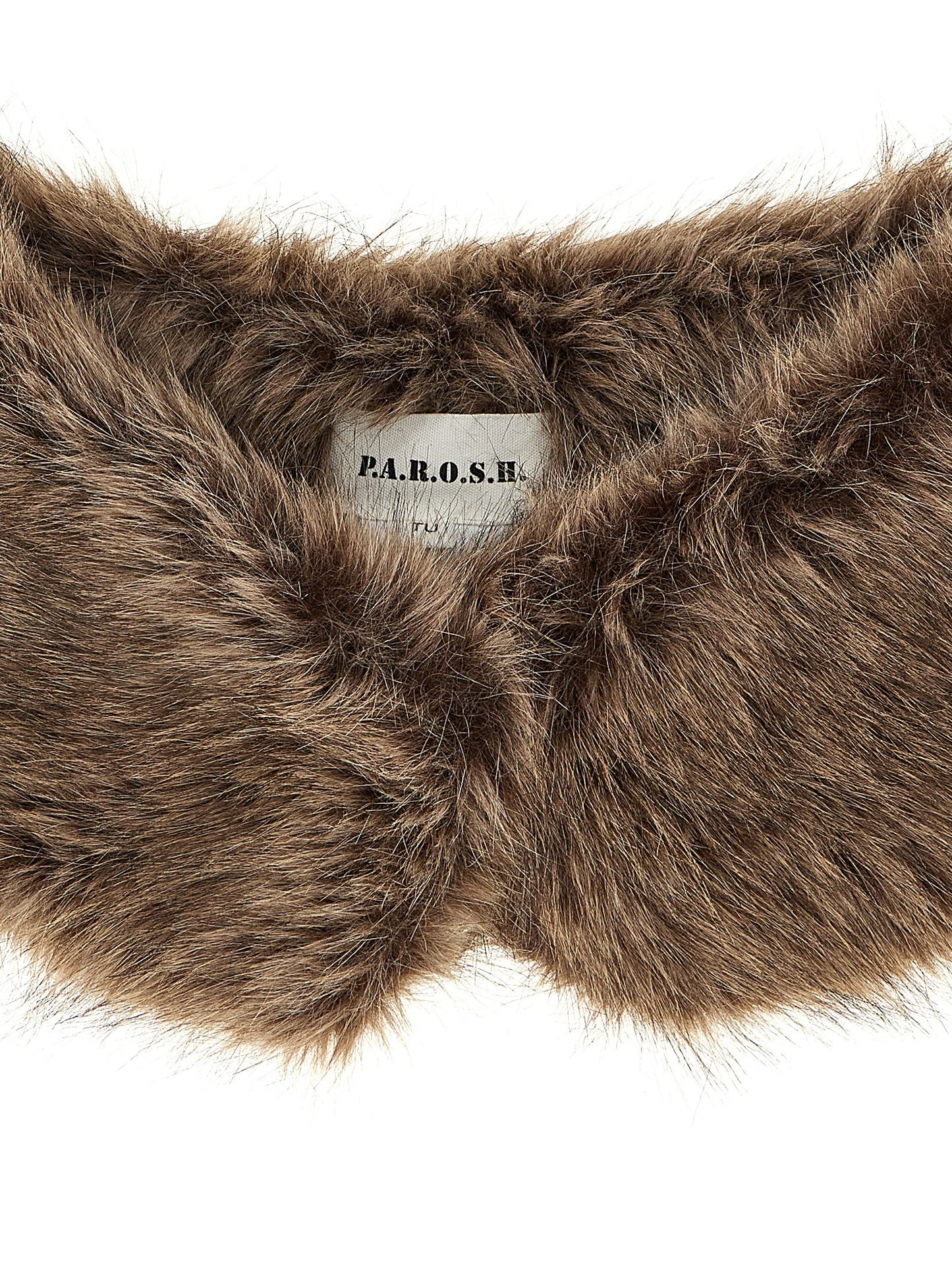 P.A.R.O.S.H. Women Faux Fur Collar P.A.R.O.S.H.