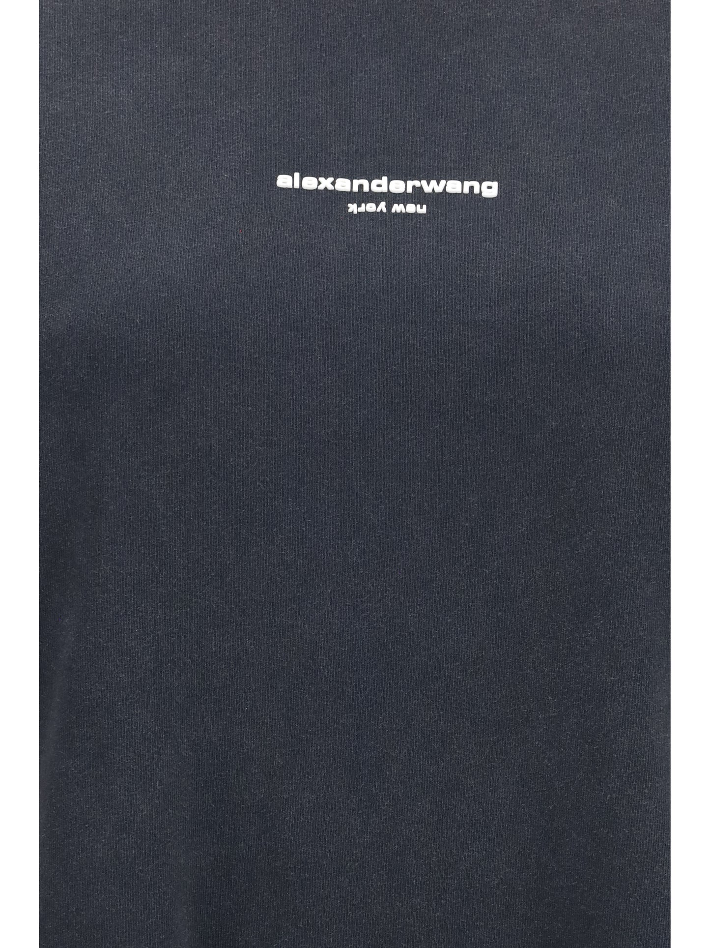 Alexander Wang Women Short-Sleeve T-Shirt With Central Logo Print ALEXANDER WANG