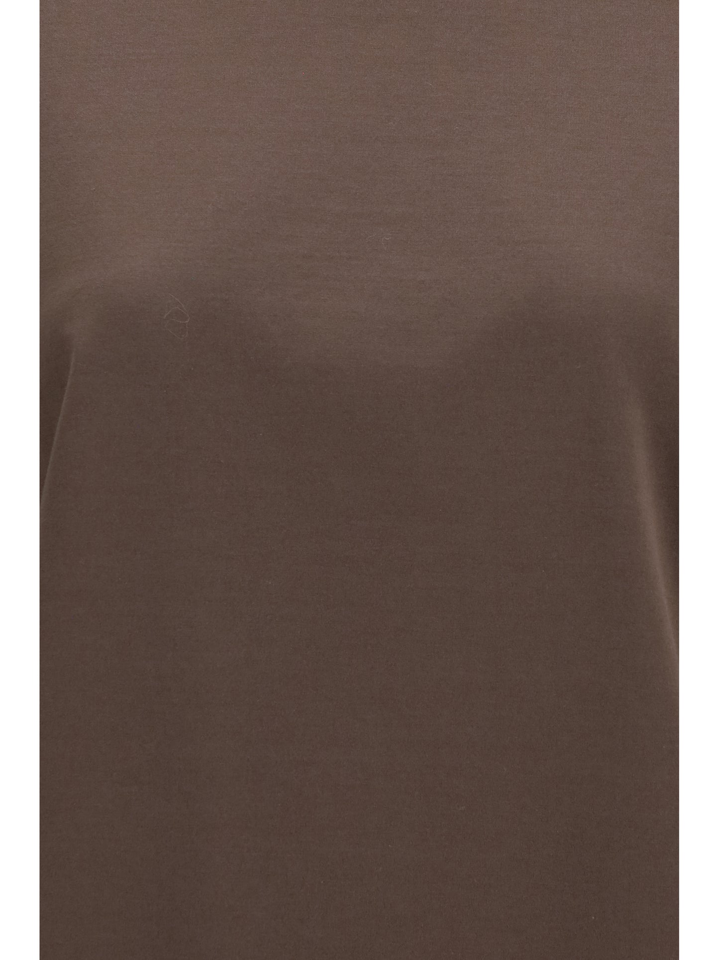 Brunello Cucinelli Women Cotton T-Shirt With Sheer Sleeves And Side Panels BRUNELLO CUCINELLI