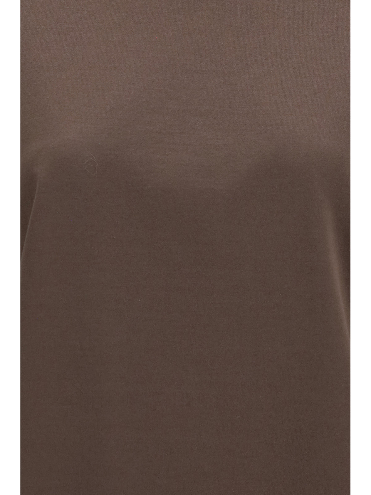 Brunello Cucinelli Women Cotton T-Shirt With Sheer Sleeves And Side Panels BRUNELLO CUCINELLI