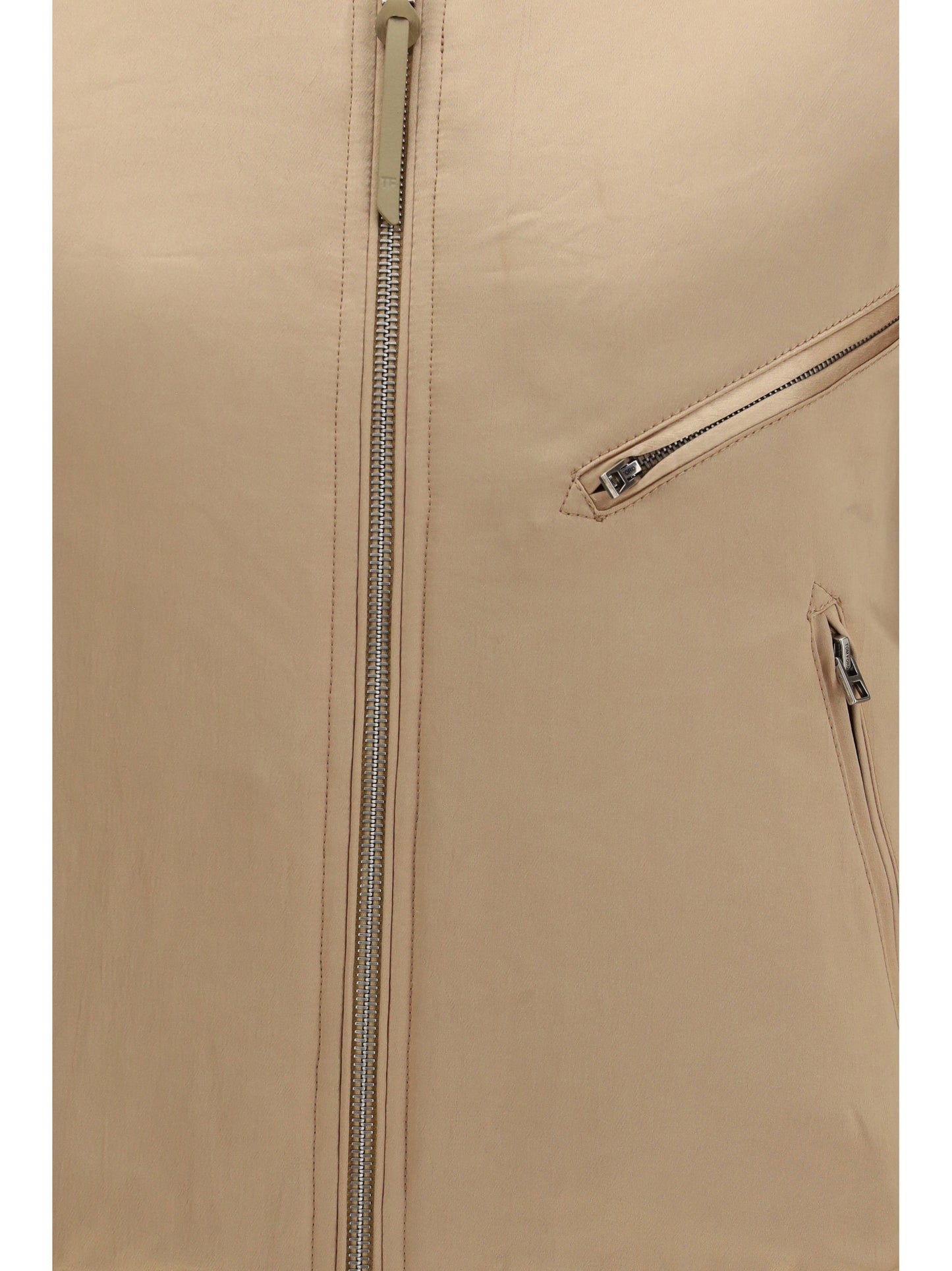 Tom Ford Women Satin Aviator Bomber Jacket TOM FORD