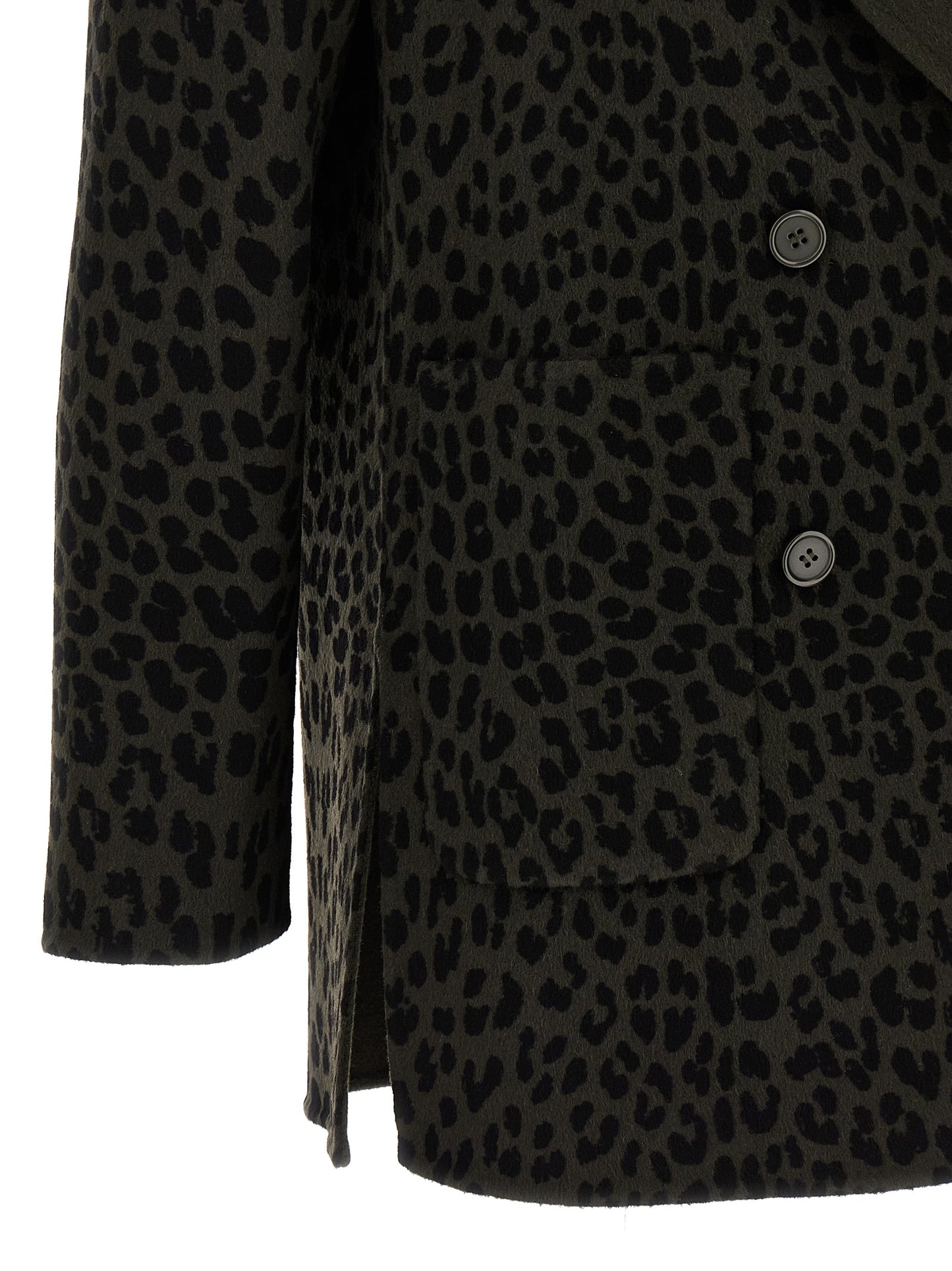 P.A.R.O.S.H. Women Animal Print Double-Breasted Blazer P.A.R.O.S.H.
