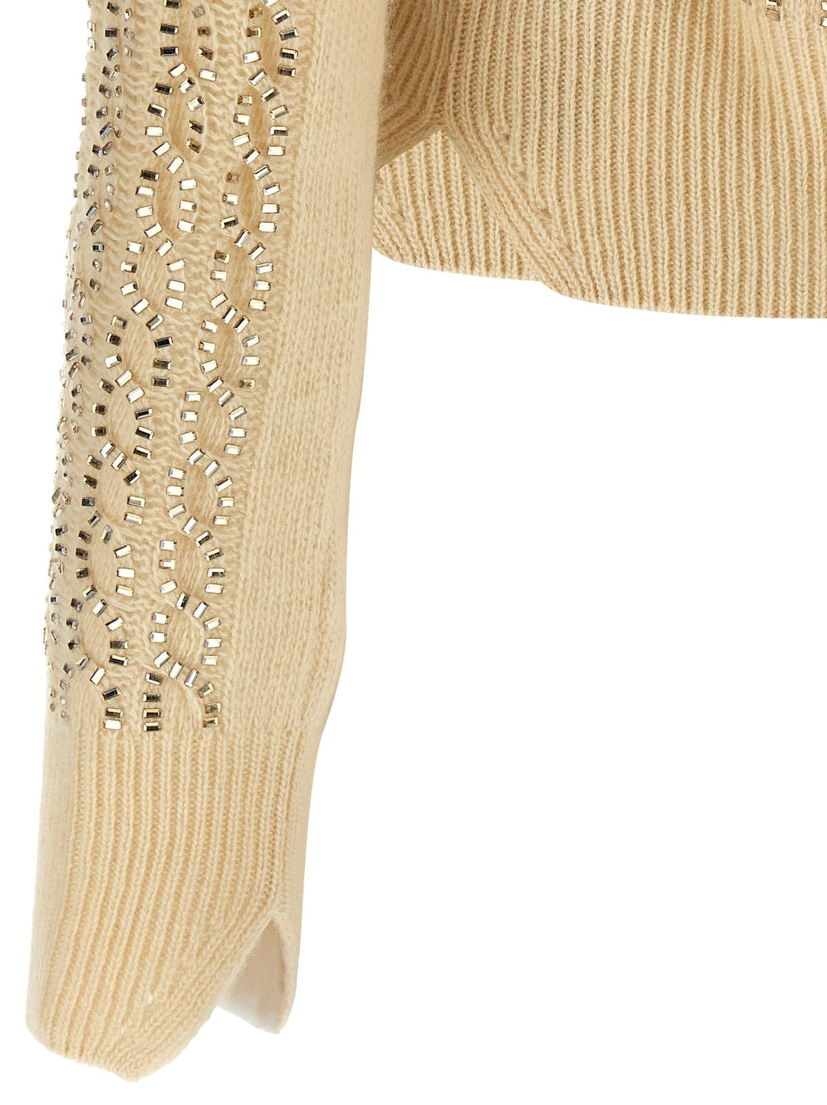 Ermanno Scervino Women Baguette Studded Sweater ERMANO SCERVINO