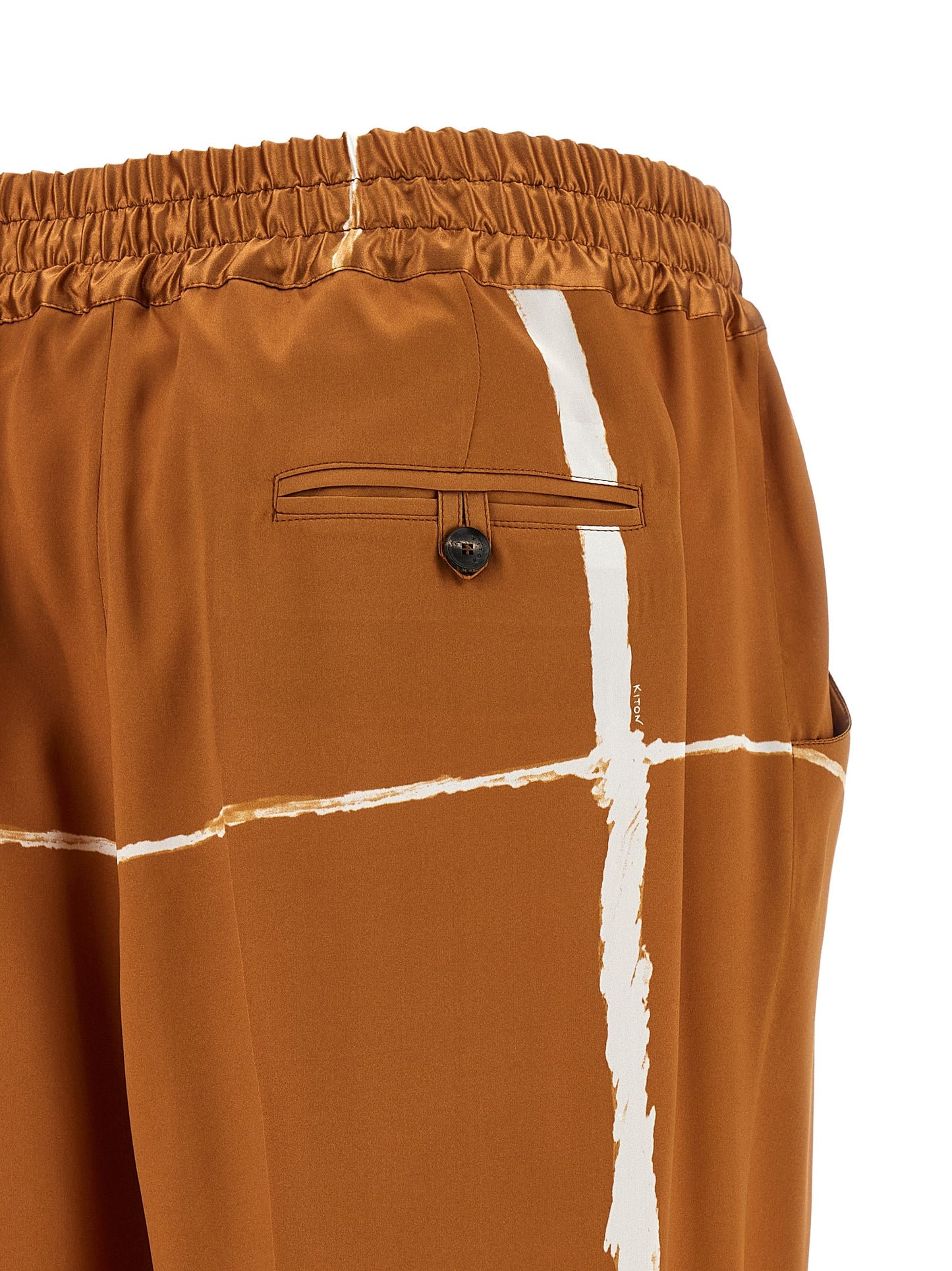 Kiton Women Silk Pants KITON