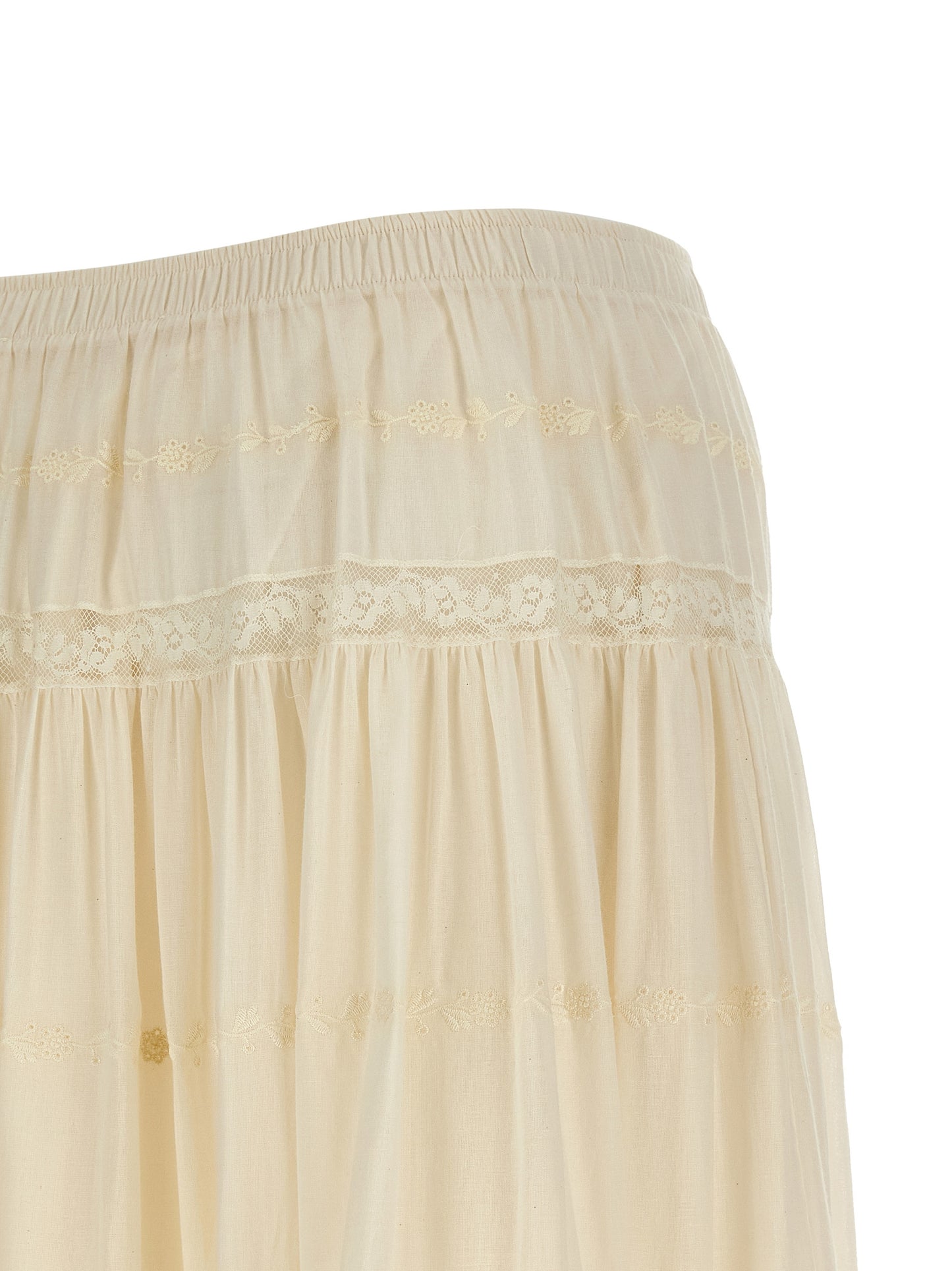 Ermanno Scervino Women Lace Insert Skirt ERMANO SCERVINO