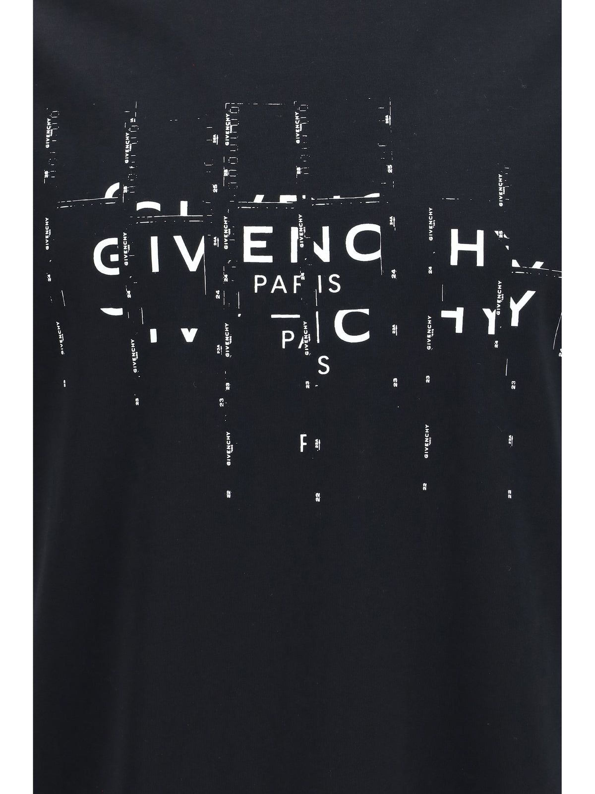 Givenchy Men Photographic Negative Cotton T-Shirt GIVENCHY