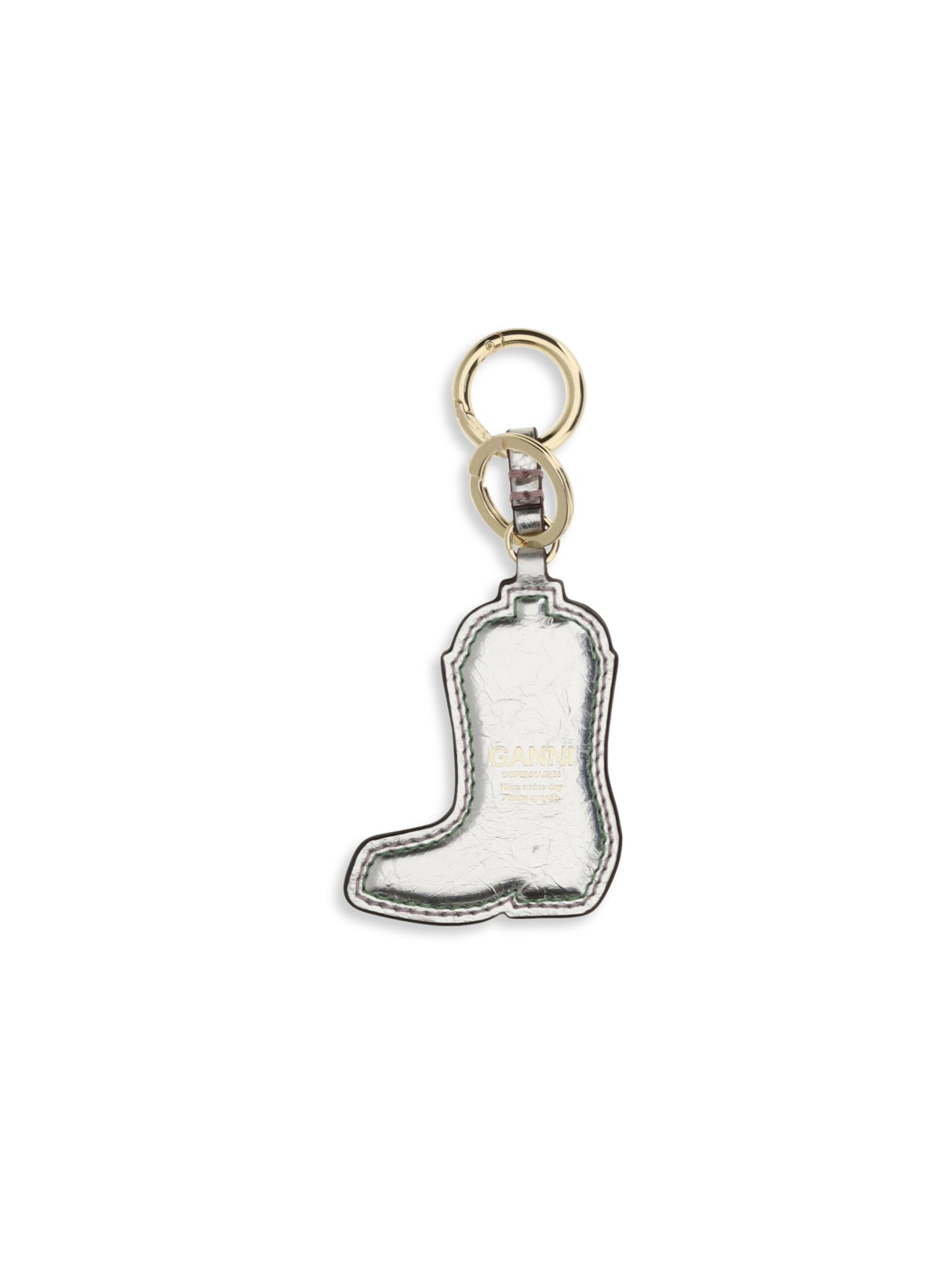 Ganni Women Western Boot Keyring GANNI