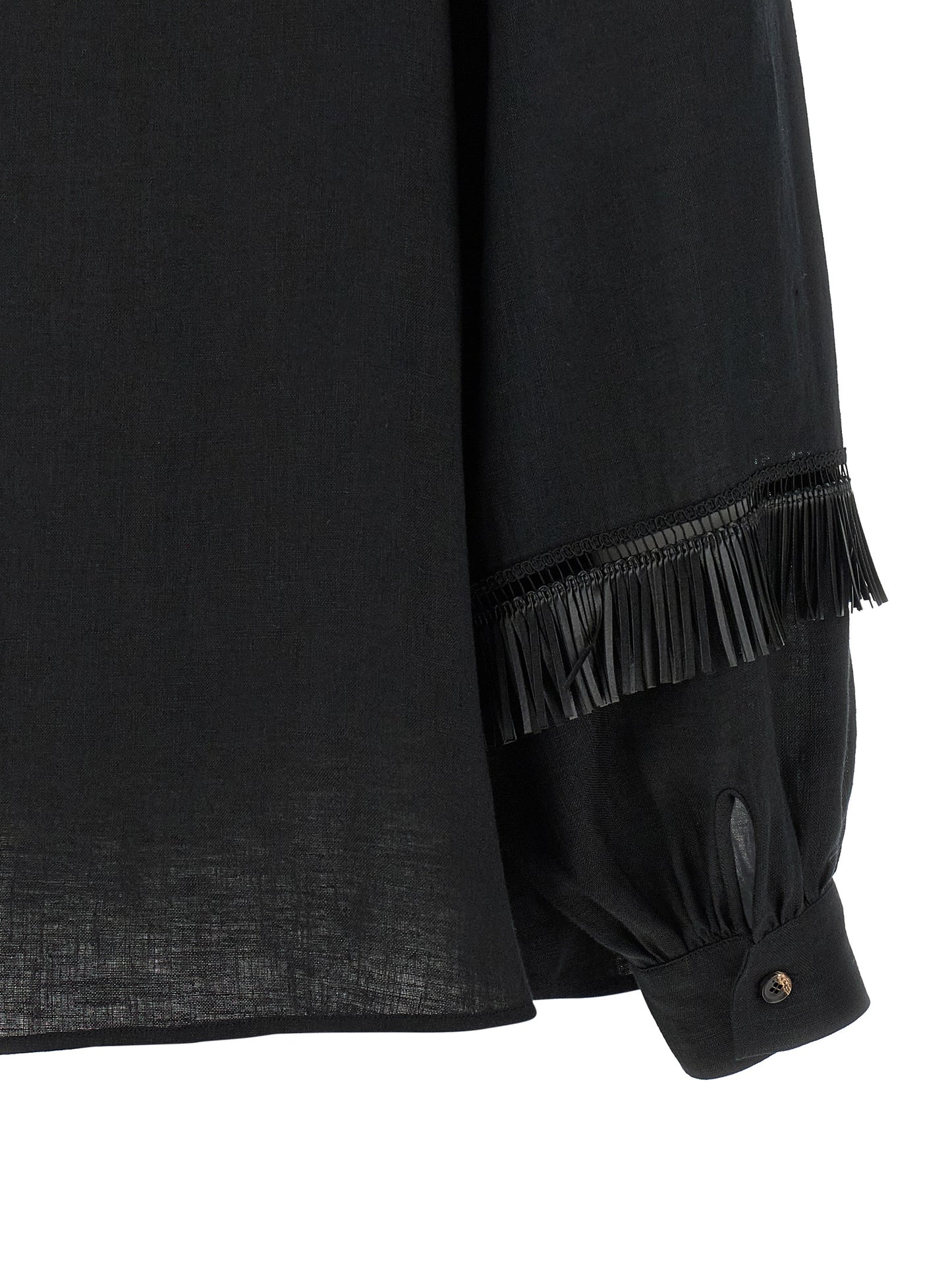 Kiton Women Fringed Shirt KITON