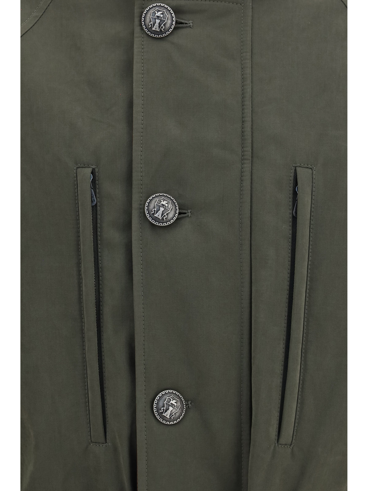 Brunello Cucinelli Men Belted Waterproof Jacket BRUNELLO CUCINELLI