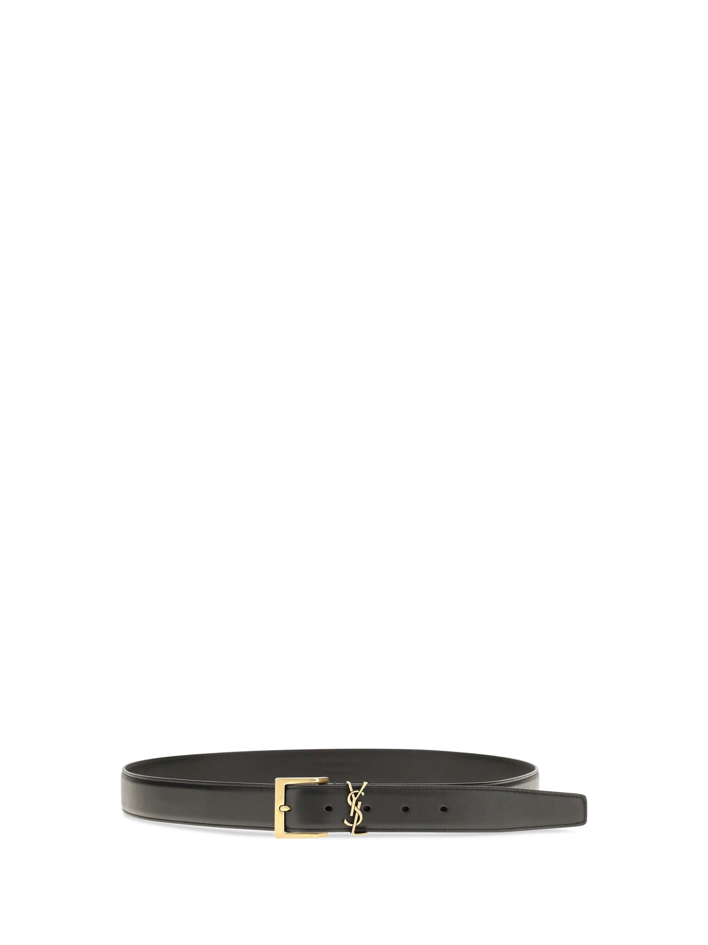 Saint Laurent Men Box Laque Leather Belt SAINT LAURENT