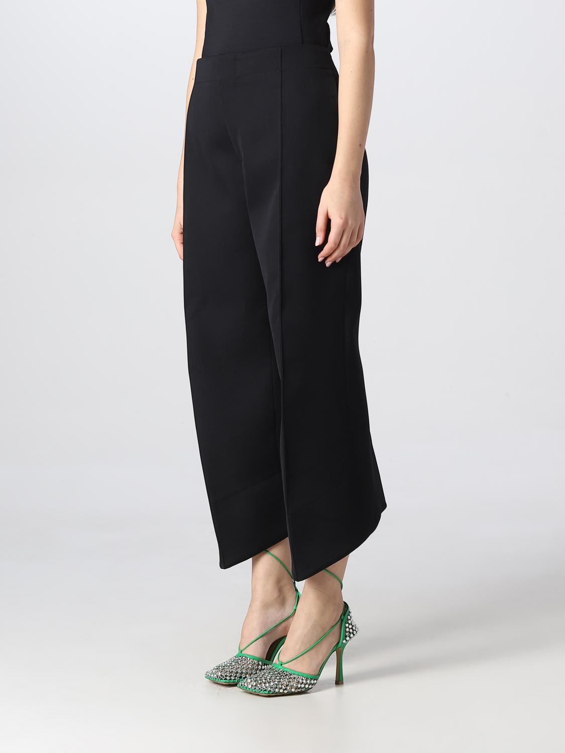 Bottega Veneta Pants Woman Black BOTTEGA VENETA
