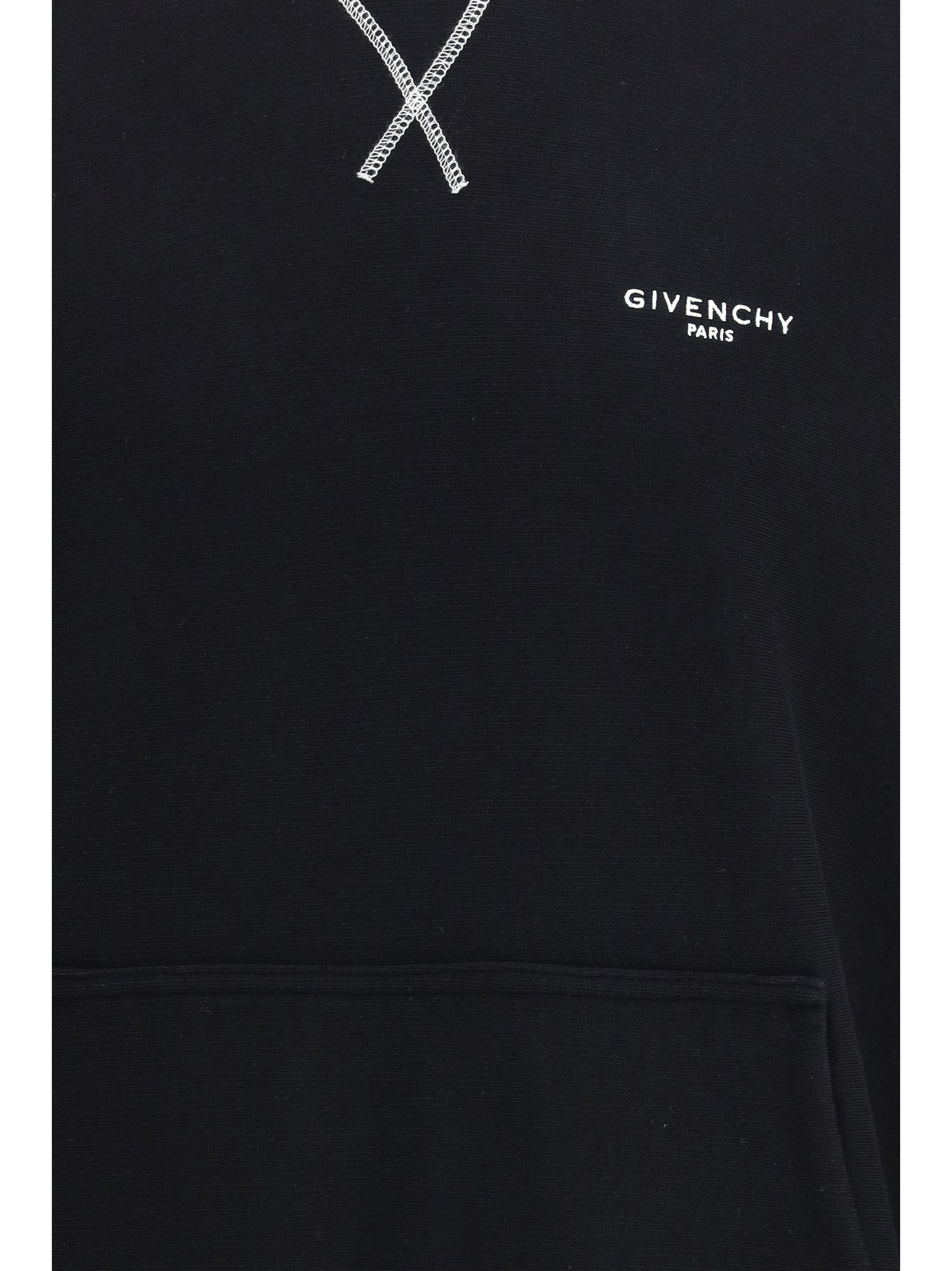 Givenchy Men Couture Seam Hoodie With Logo GIVENCHY