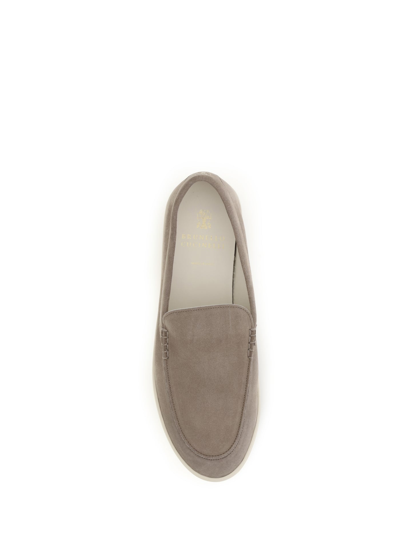 Brunello Cucinelli Men Suede Loafers BRUNELLO CUCINELLI