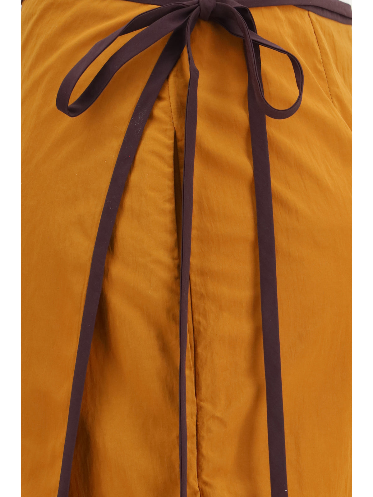 Saint Laurent Women Tie-Detail Colour-Block Skirt SAINT LAURENT