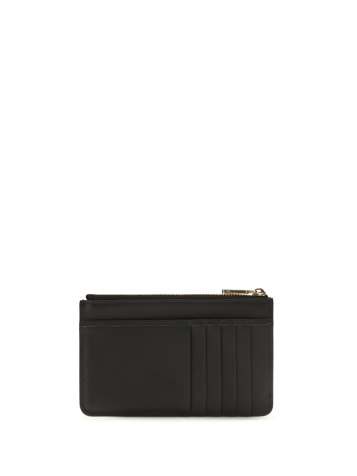 Dolce & Gabbana Women Leather Zip Card Holder DOLCE & GABBANA
