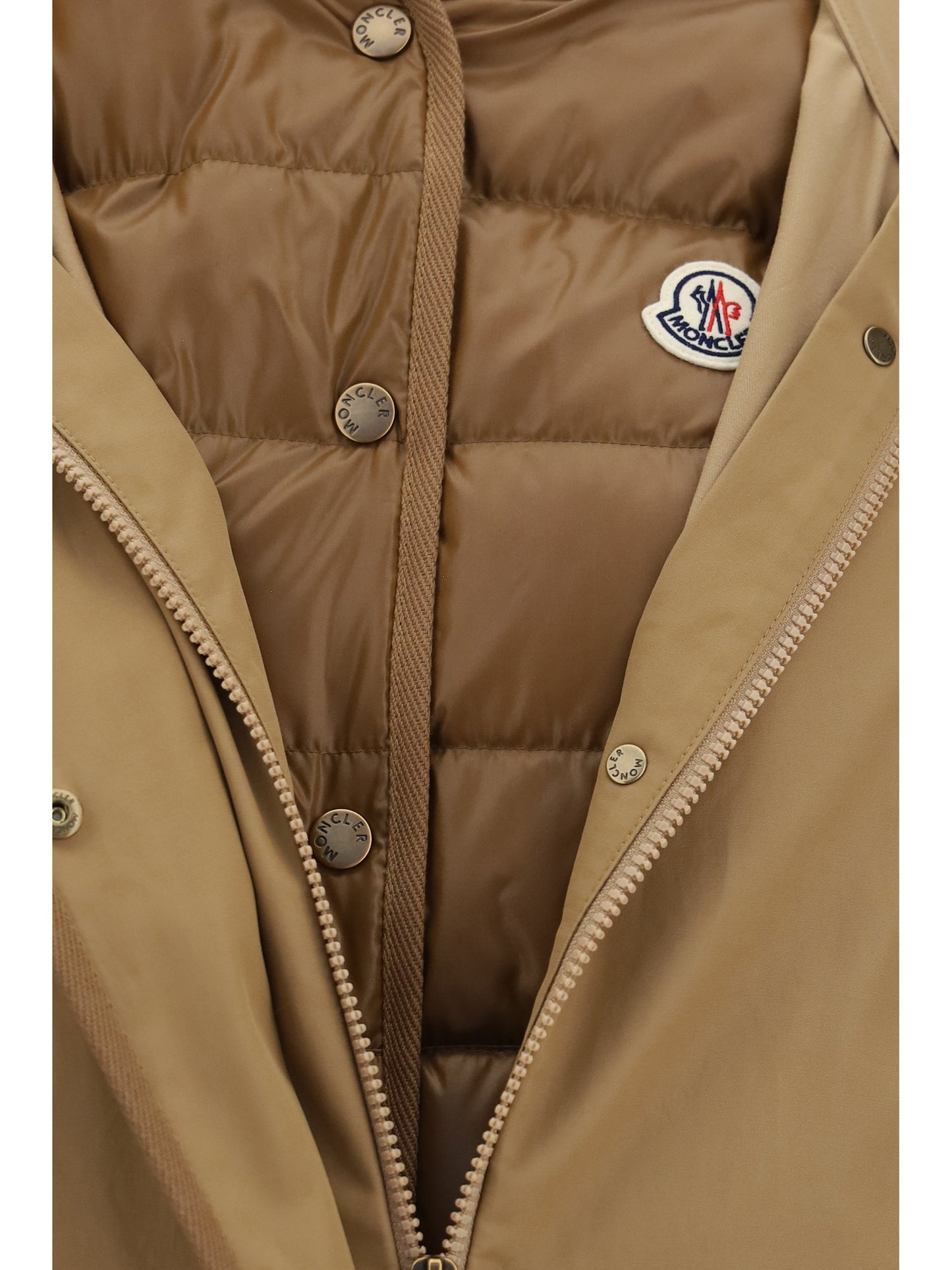 Moncler Women Hooded Jacket With Logo Patch MONCLER