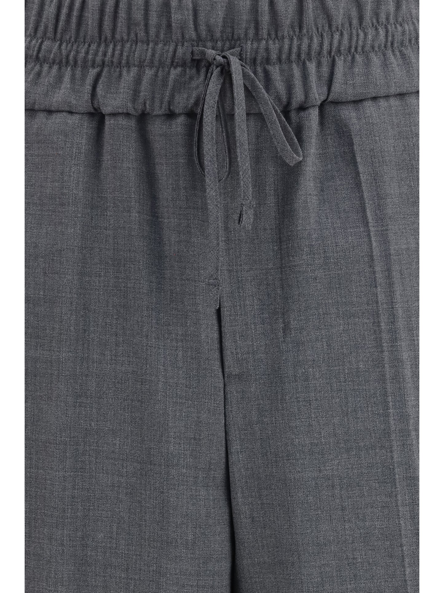 Ami Paris Men Wool Pants With Elasticated Waist AMI PARIS